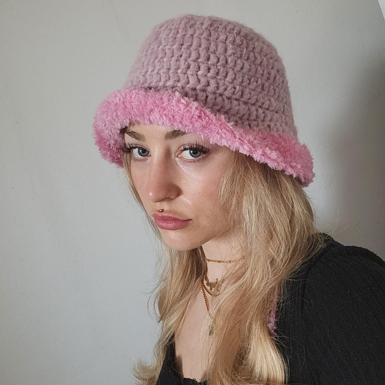 women-s-pink-hat-depop