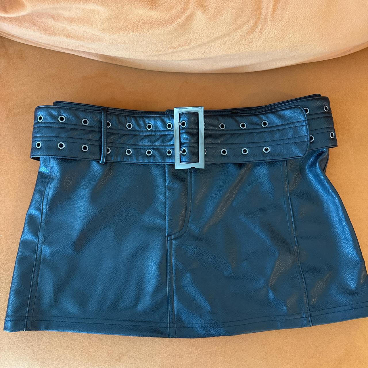 Princess Polly Women's Party Skirt Black – Mini faux leather