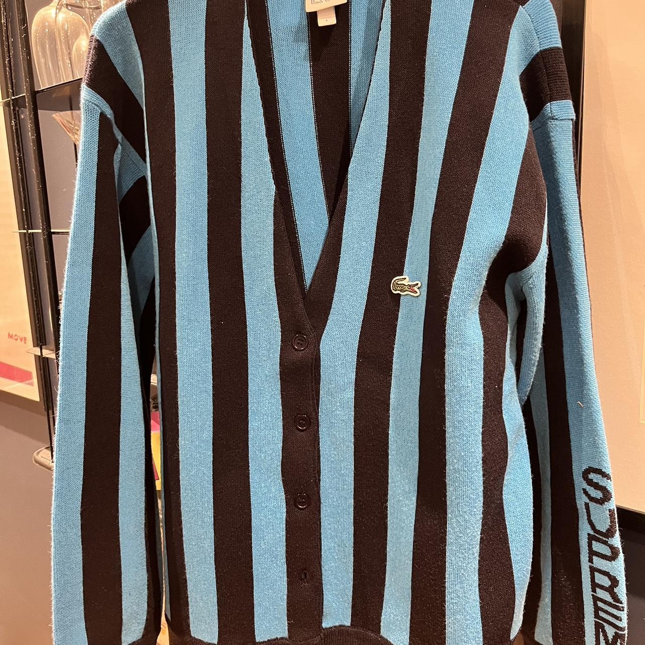 Store Supreme x Lacoste Cardigan; Size Large