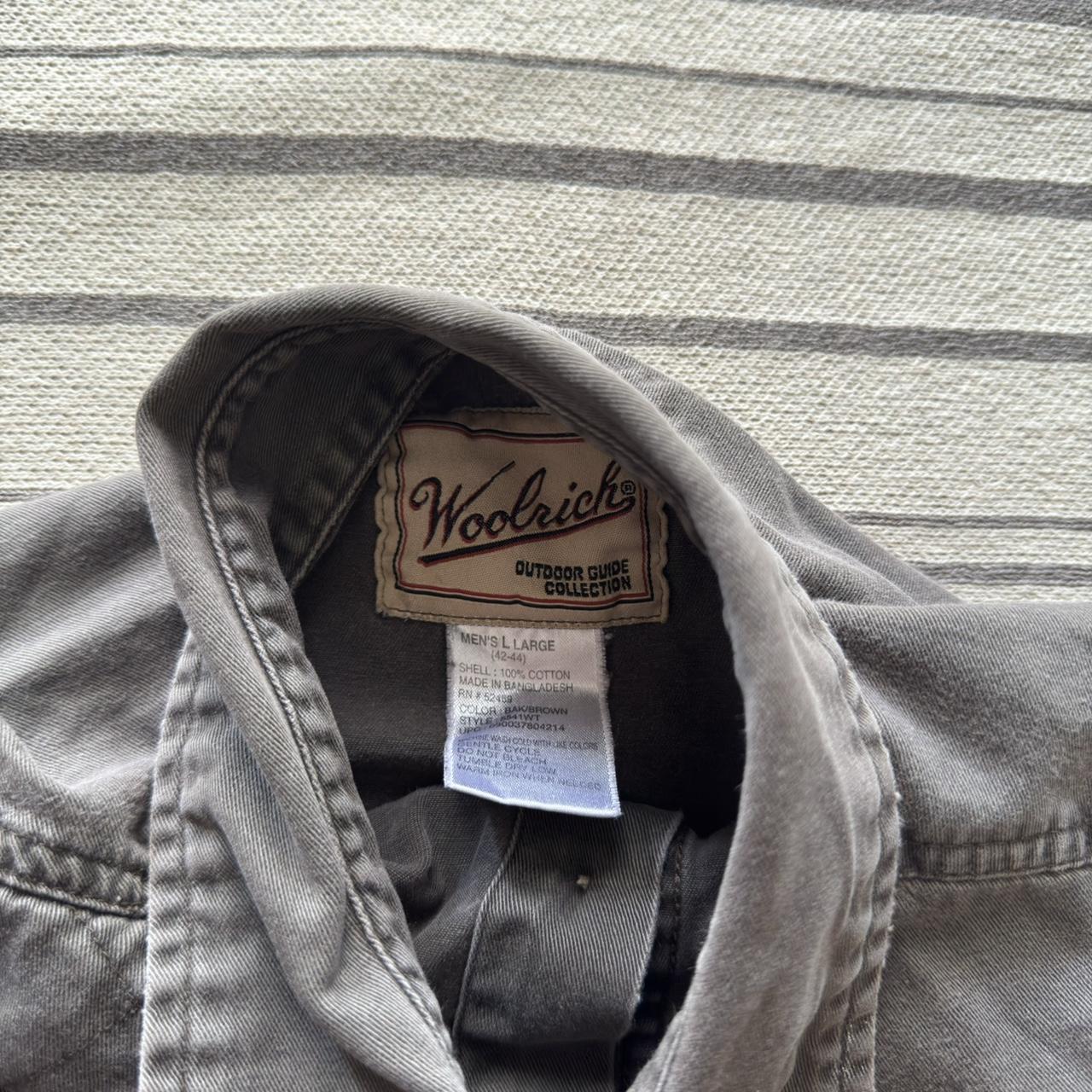 Woolrich Men's Shacket Jacket - Grey/Black - L – … - image 5