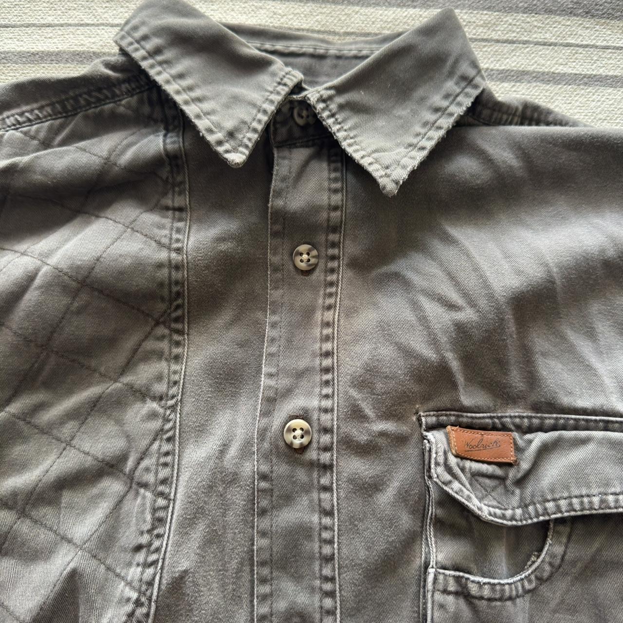 Woolrich Men's Shacket Jacket - Grey/Black - L – … - image 4