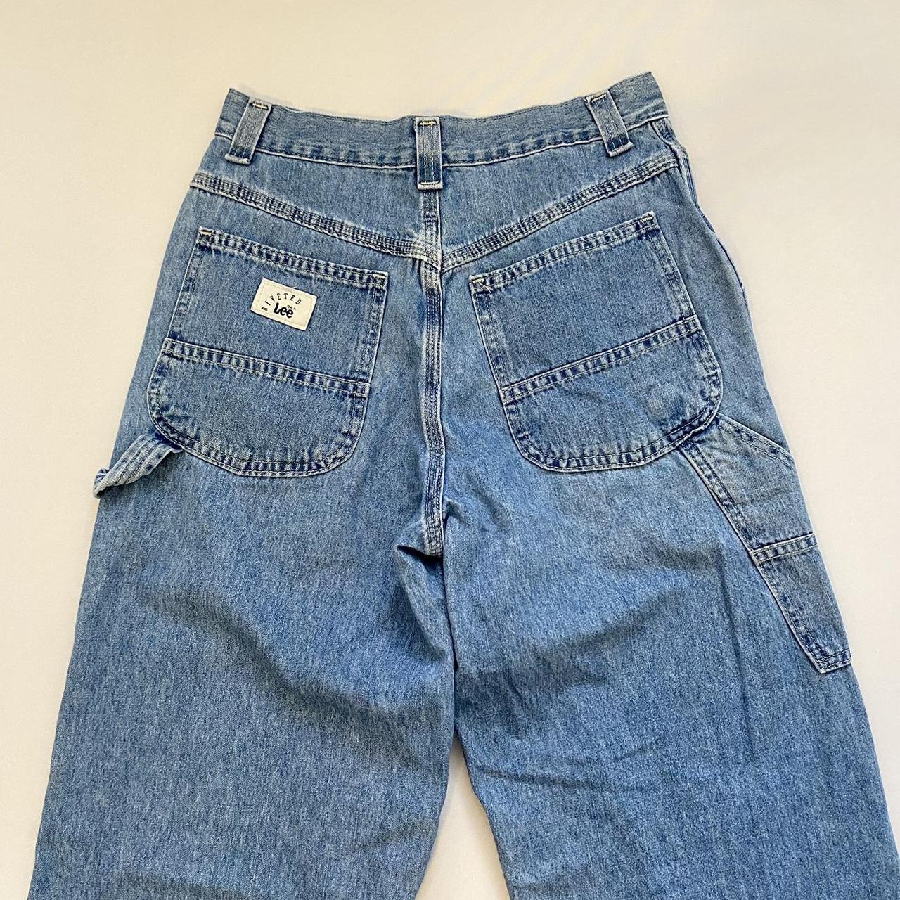 Lee riveted cargo jeans | baggy fit | size 6... - Depop