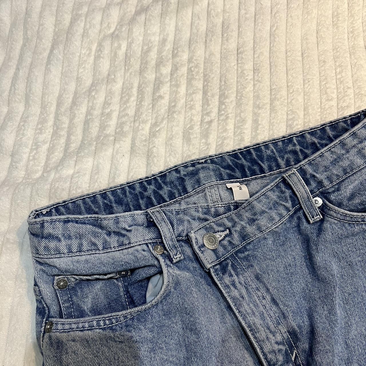 Weekday blue SKEW extra high waisted jeans. W27 l30.... - Depop