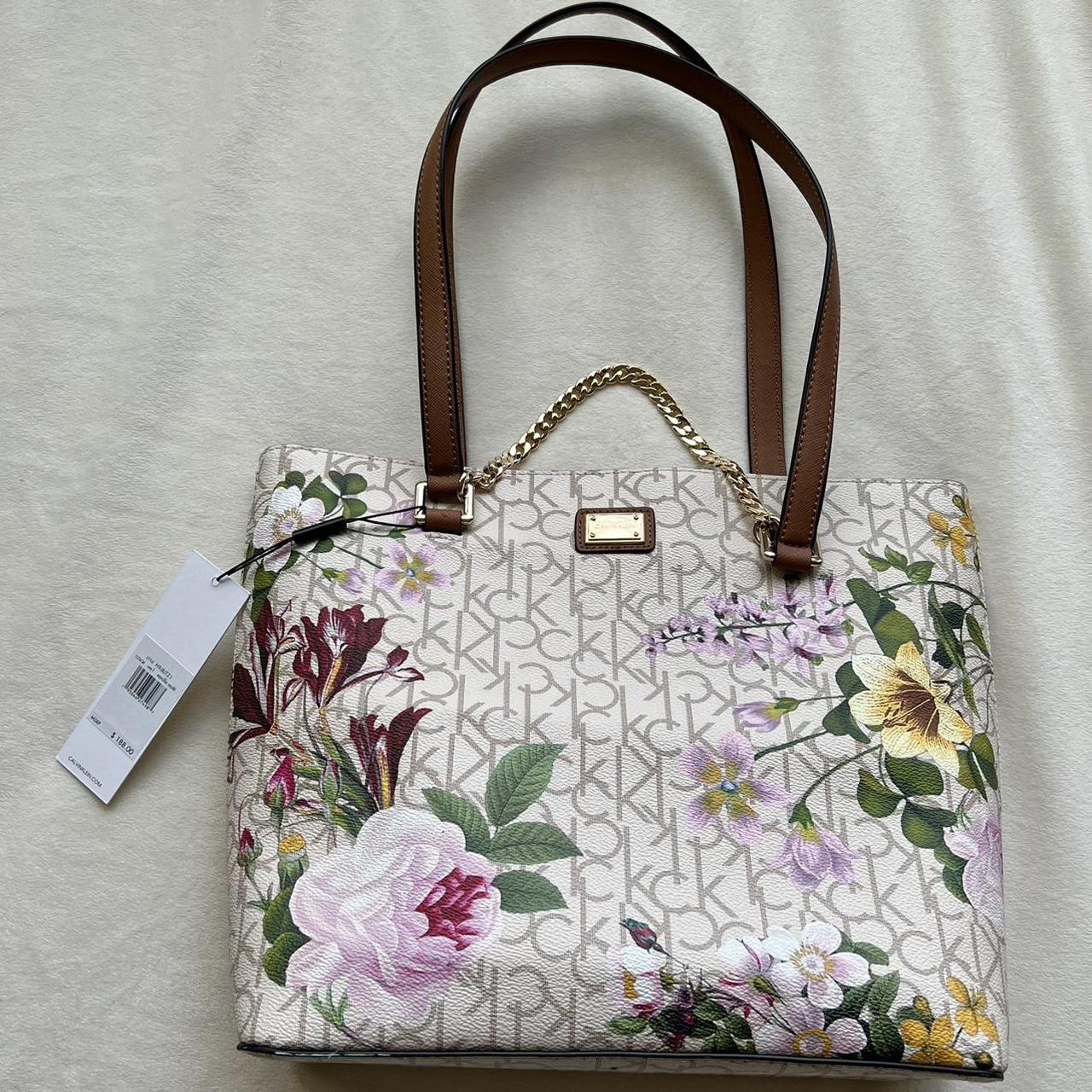 Calvin Klein Floral Tote Bags