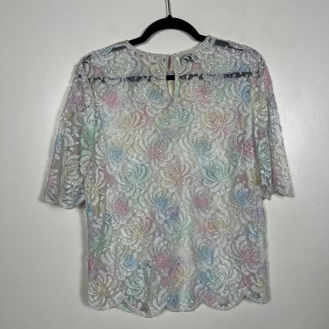 Scala Women's Blouse - White/Multi - L – Scala Sh… - image 5