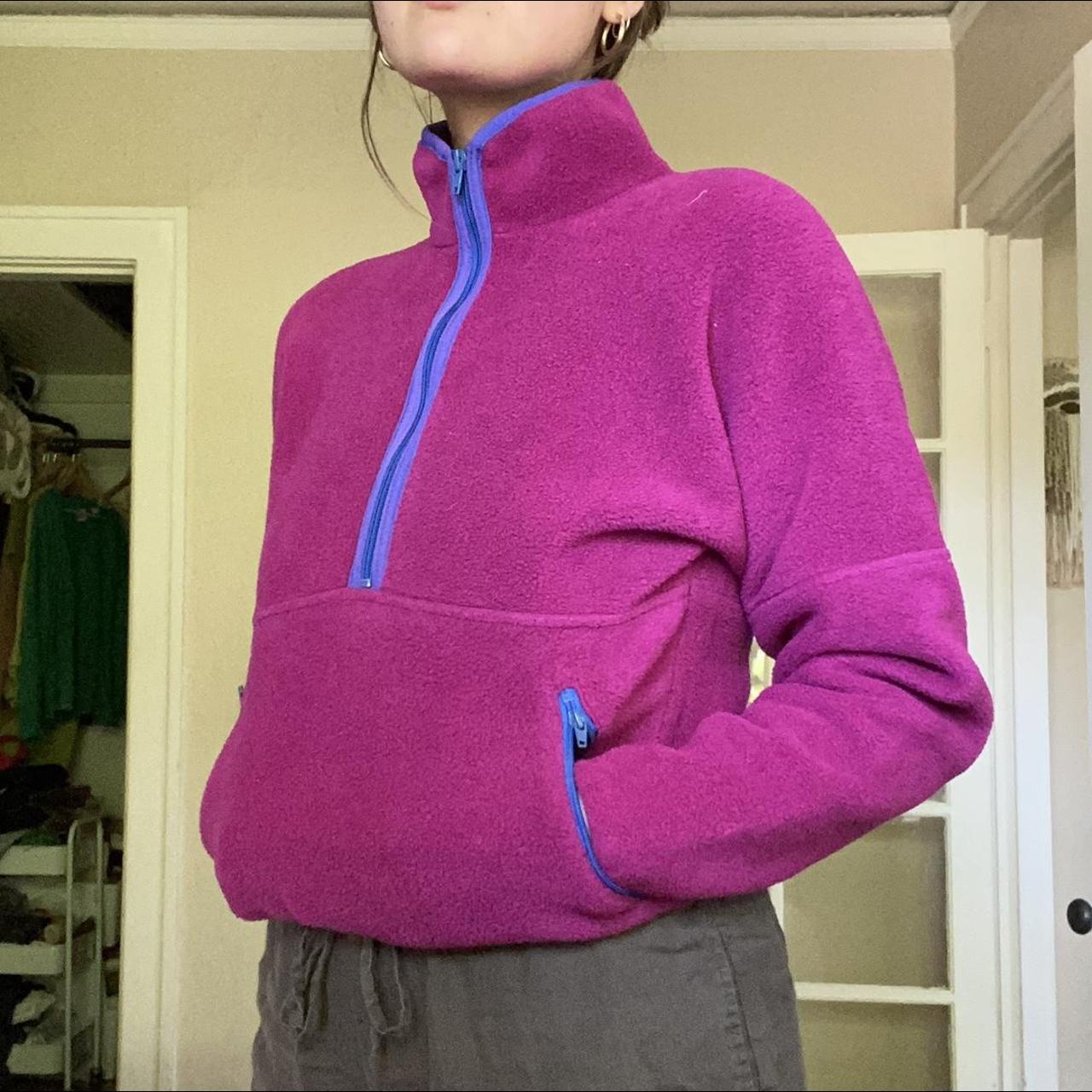 Vintage fleece half on sale zip