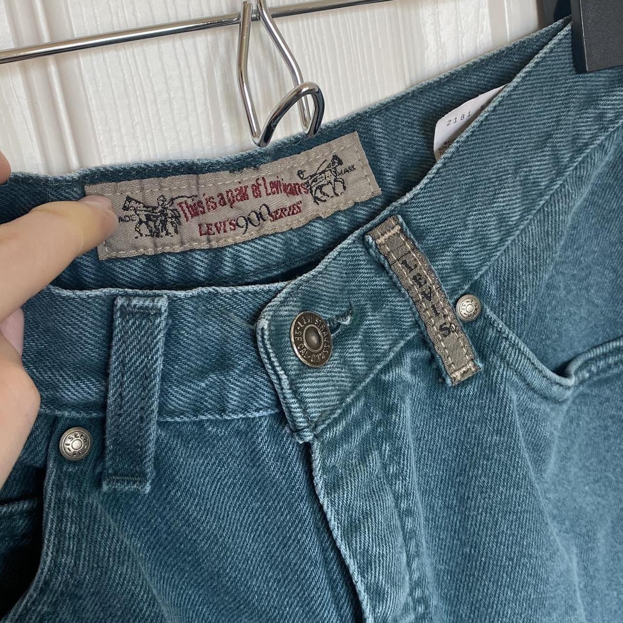 Levis store turquoise jeans