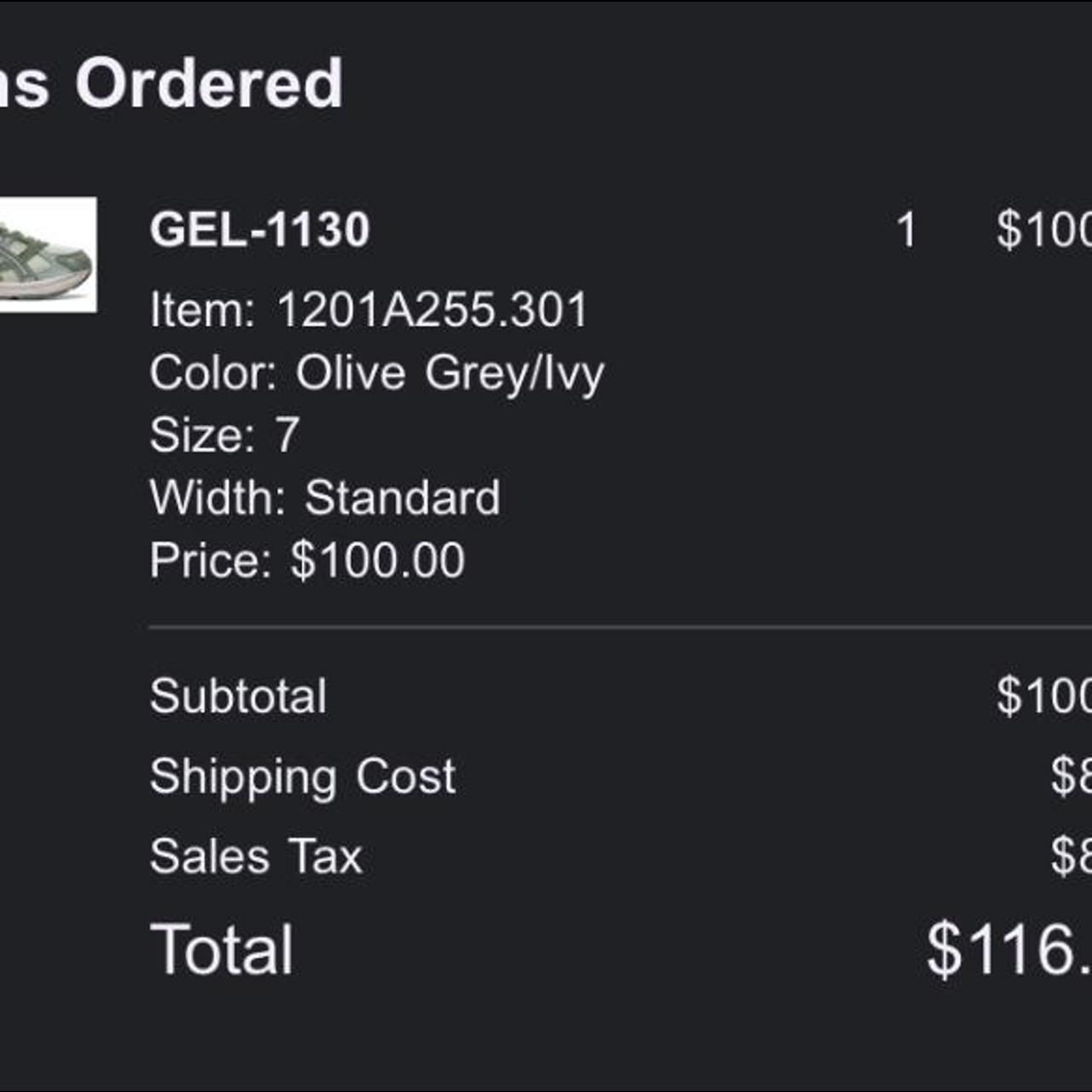 catch of the day womens asics