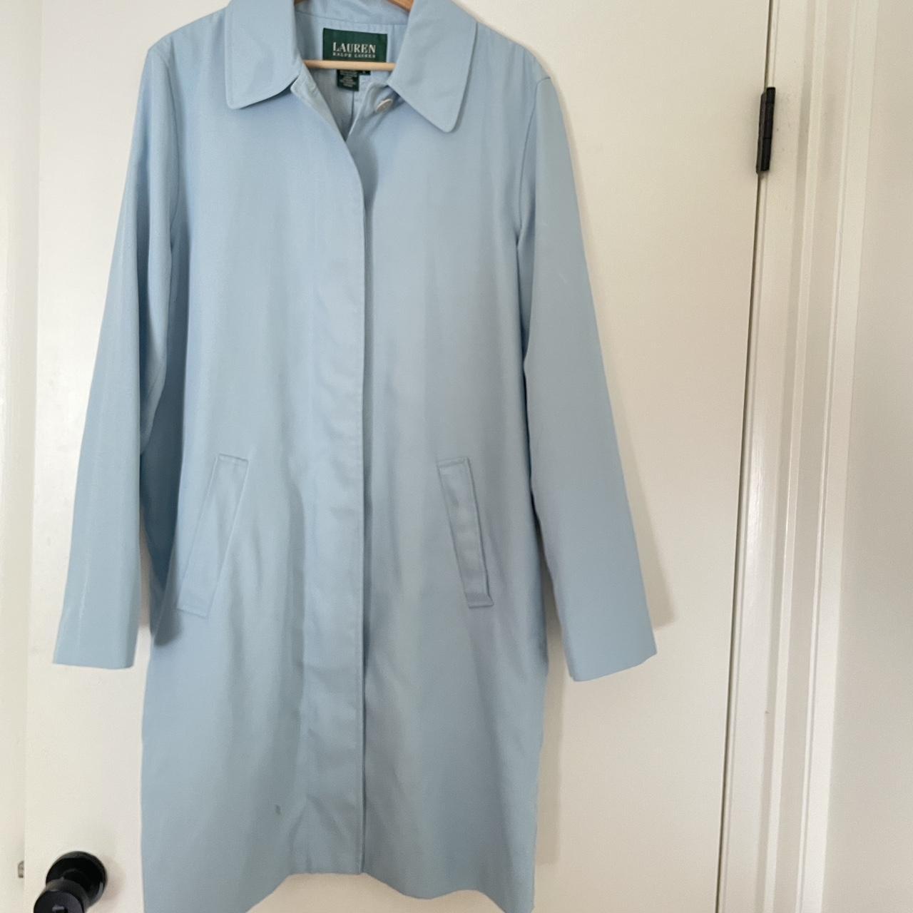 Ralph Lauren Women's Trench - Blue - L – Baby blu… - image 1