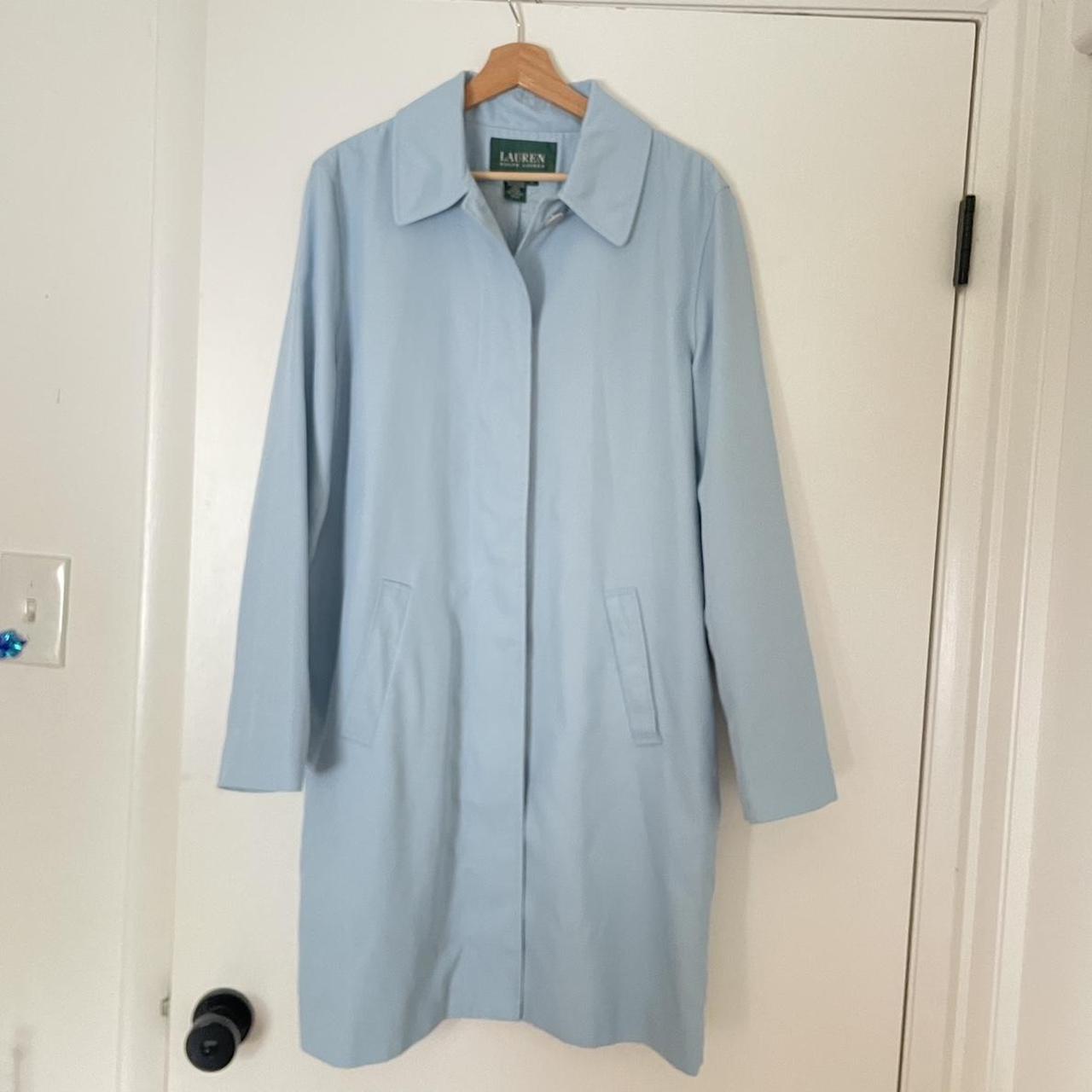 Ralph Lauren Women's Trench - Blue - L – Baby blu… - image 2