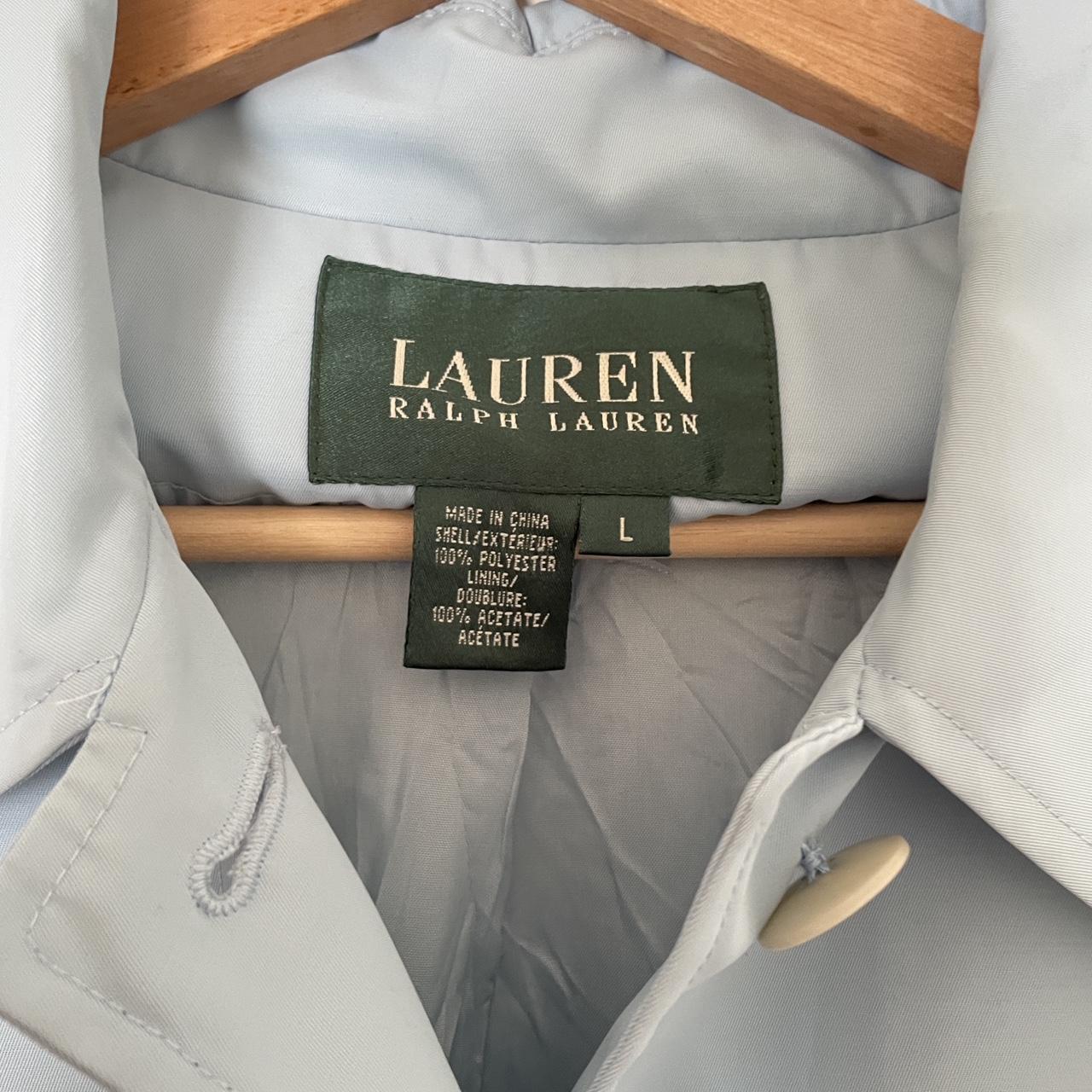 Ralph Lauren Women's Trench - Blue - L – Baby blu… - image 6