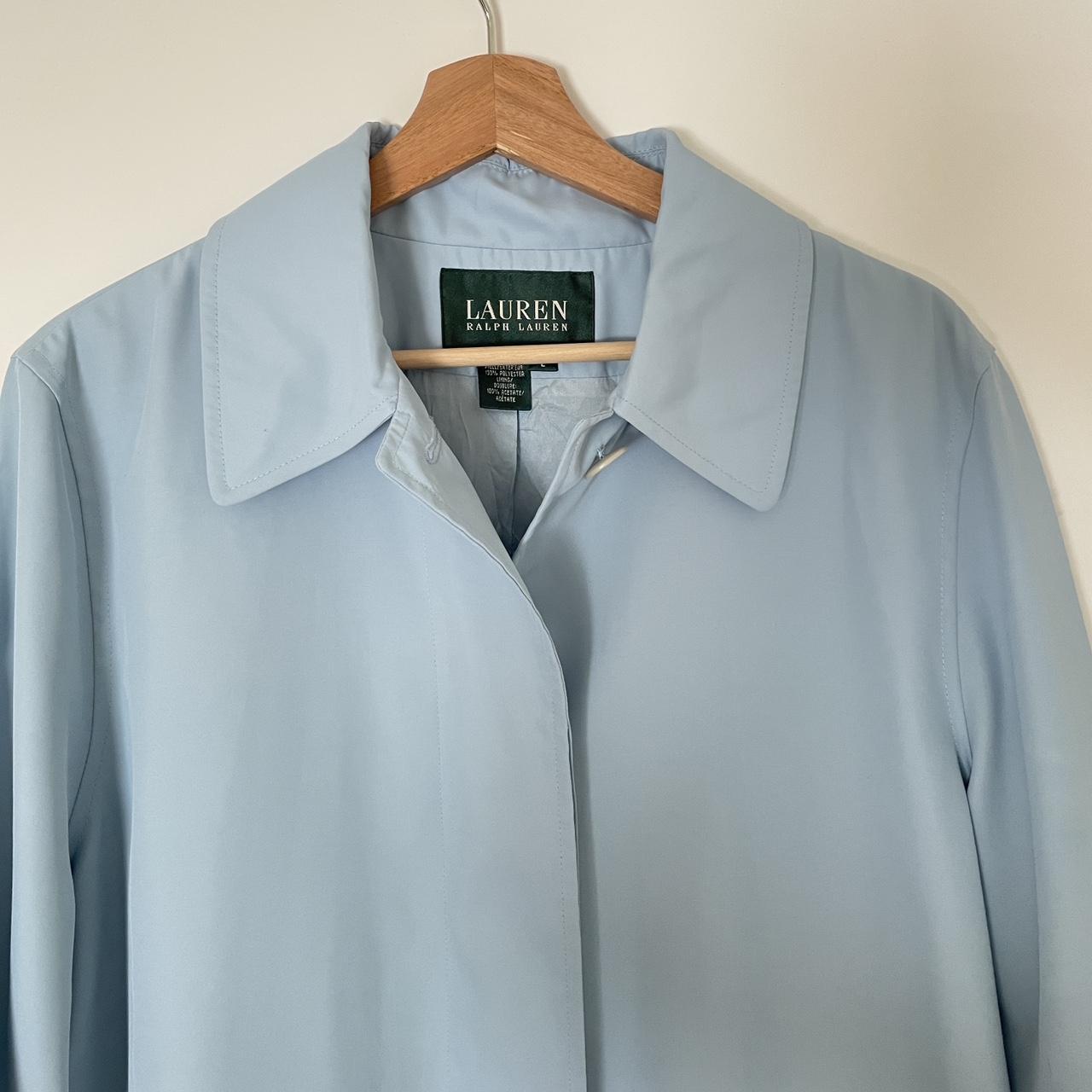 Ralph Lauren Women's Trench - Blue - L – Baby blu… - image 4