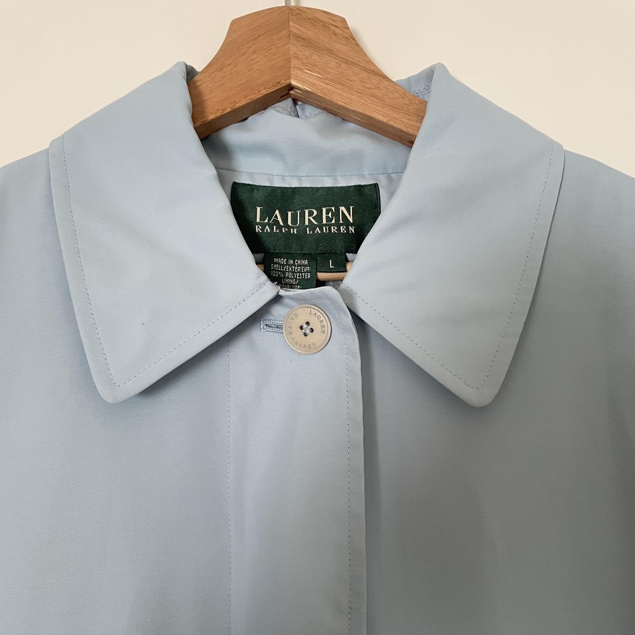 Ralph Lauren Women's Trench - Blue - L – Baby blu… - image 5