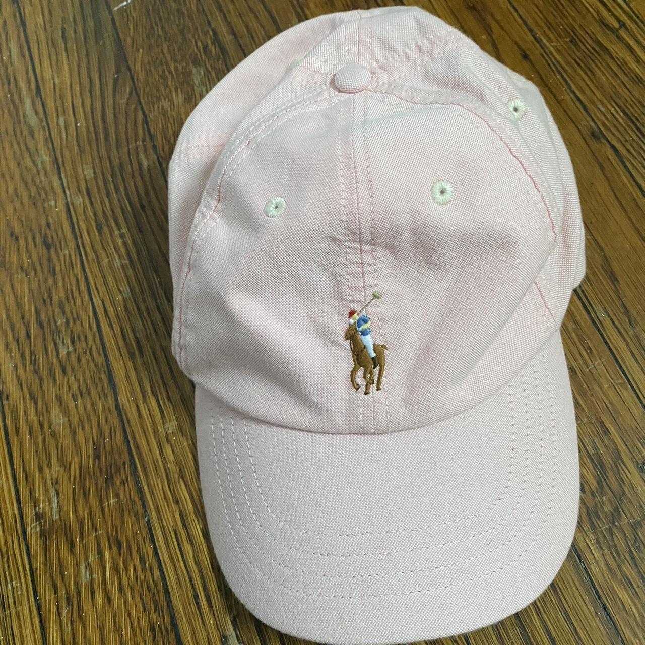 Polo Ralph Lauren Men's Pink Hat Depop