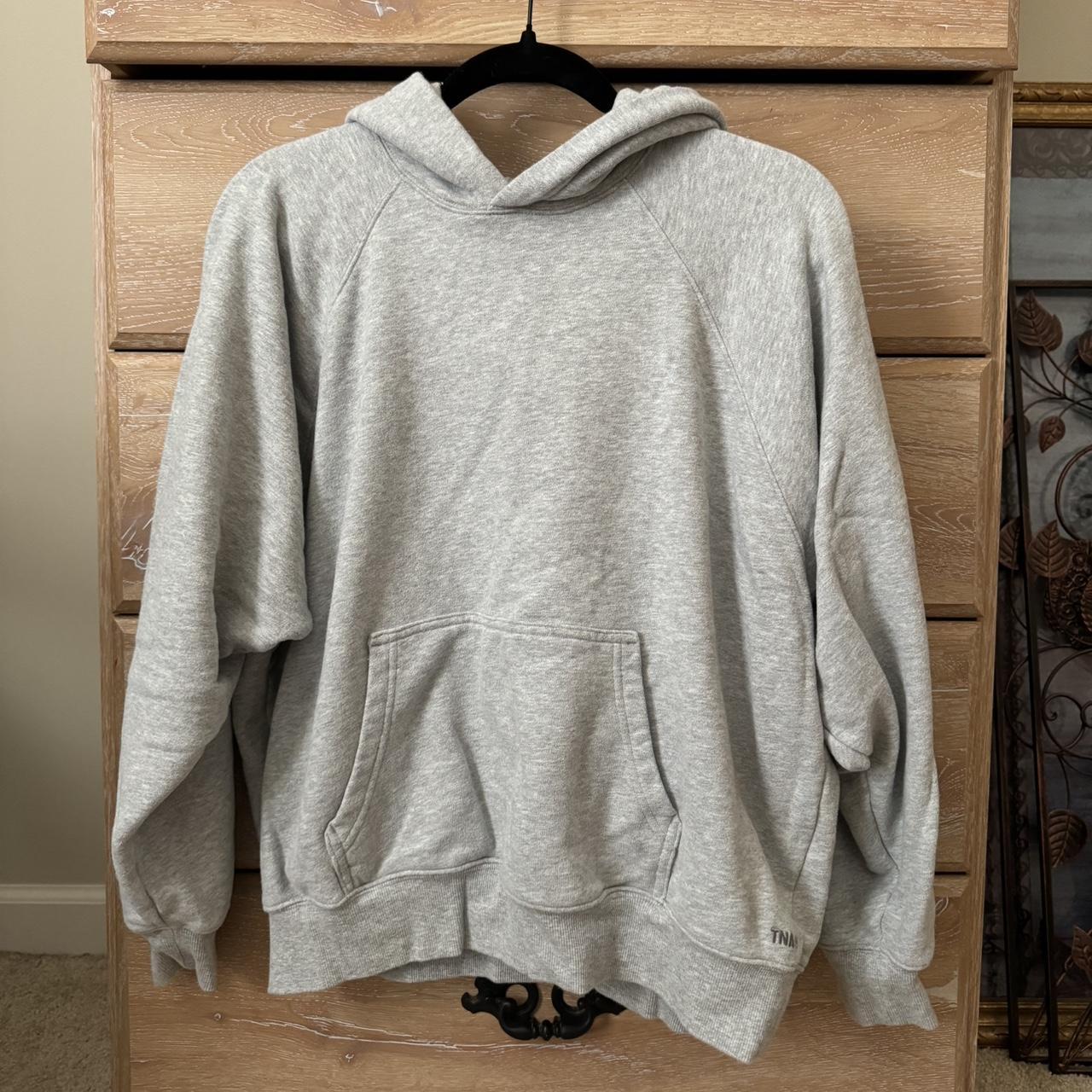 aritizia TNA sweatfleece terry fleece mega fit grey... - Depop