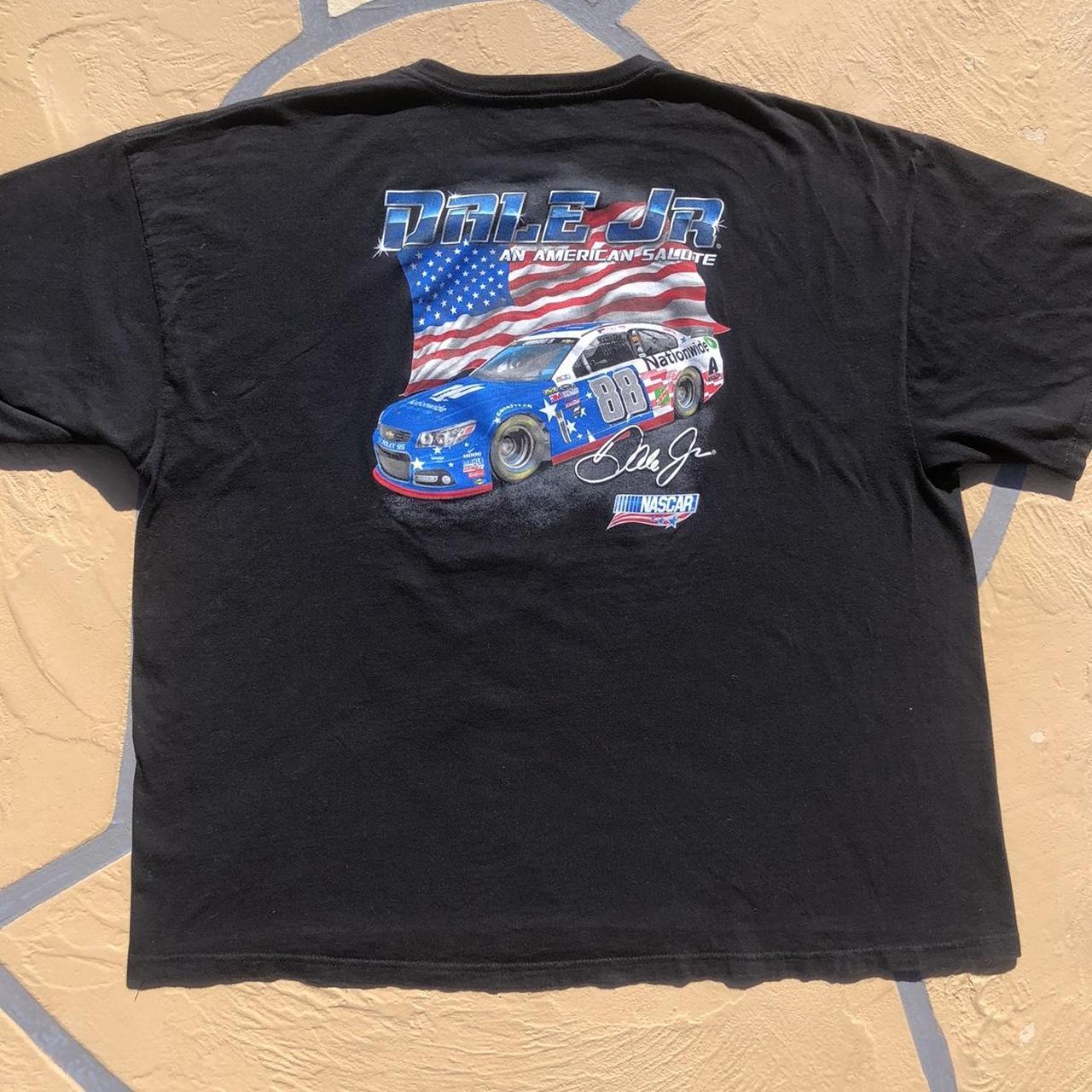 NASCAR Men's Black and Blue T-shirt | Depop