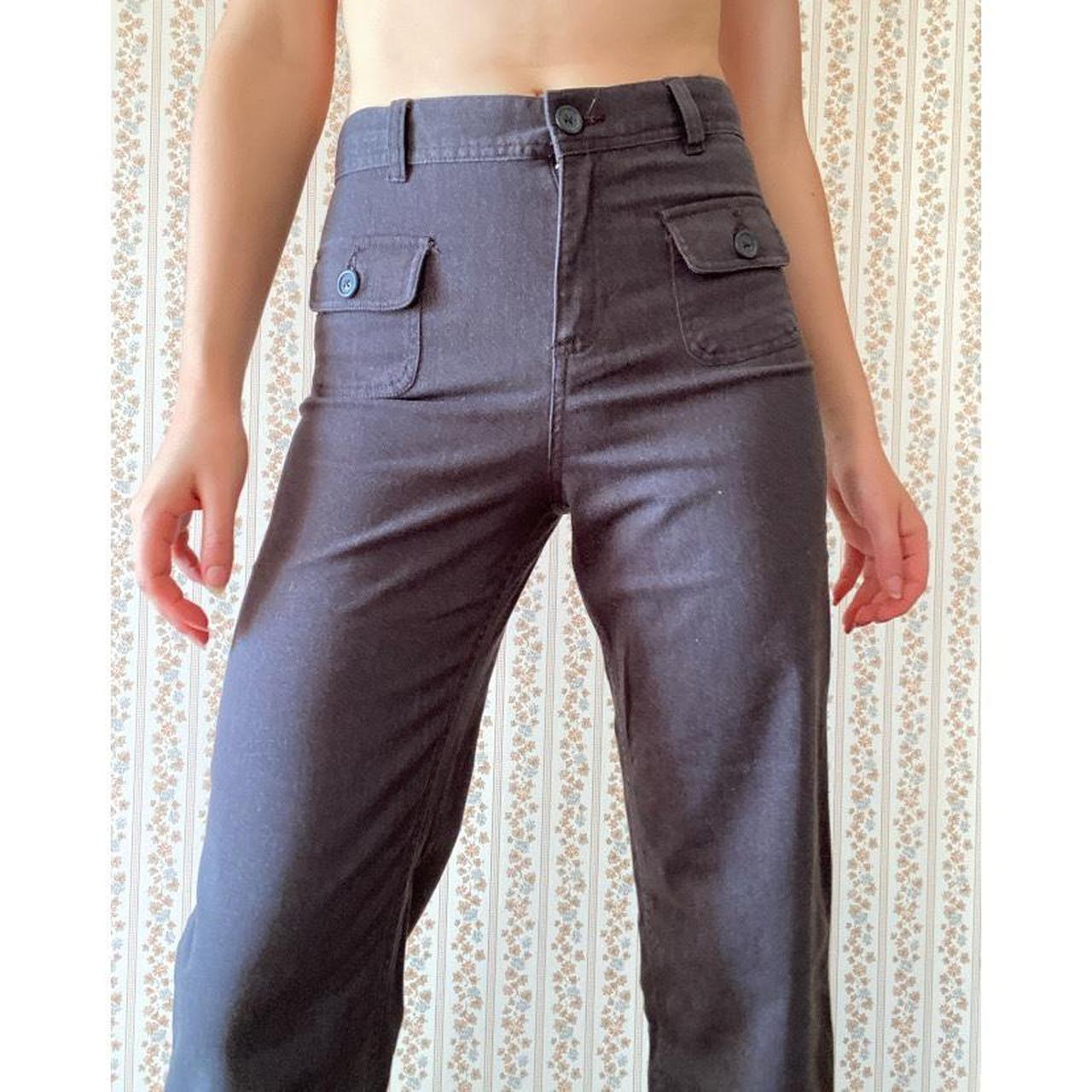 Grey pants with tiny pockets and belt loops. Pockets... - Depop