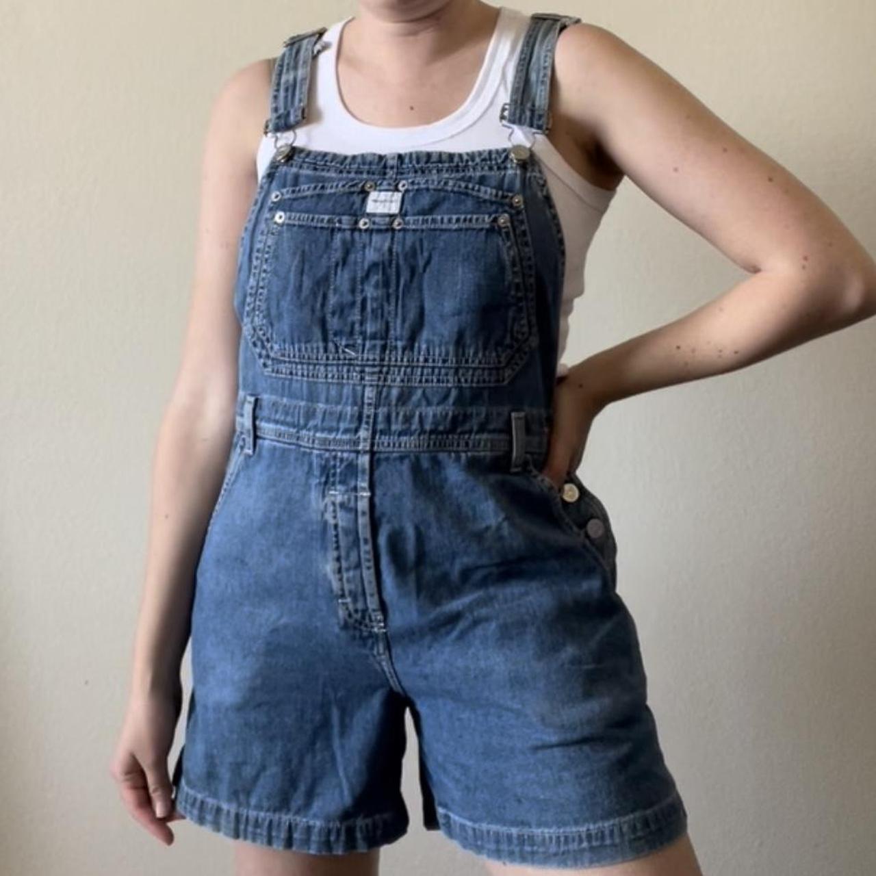 Calvin Klein Womens Blue Dungarees Overalls Depop 7592