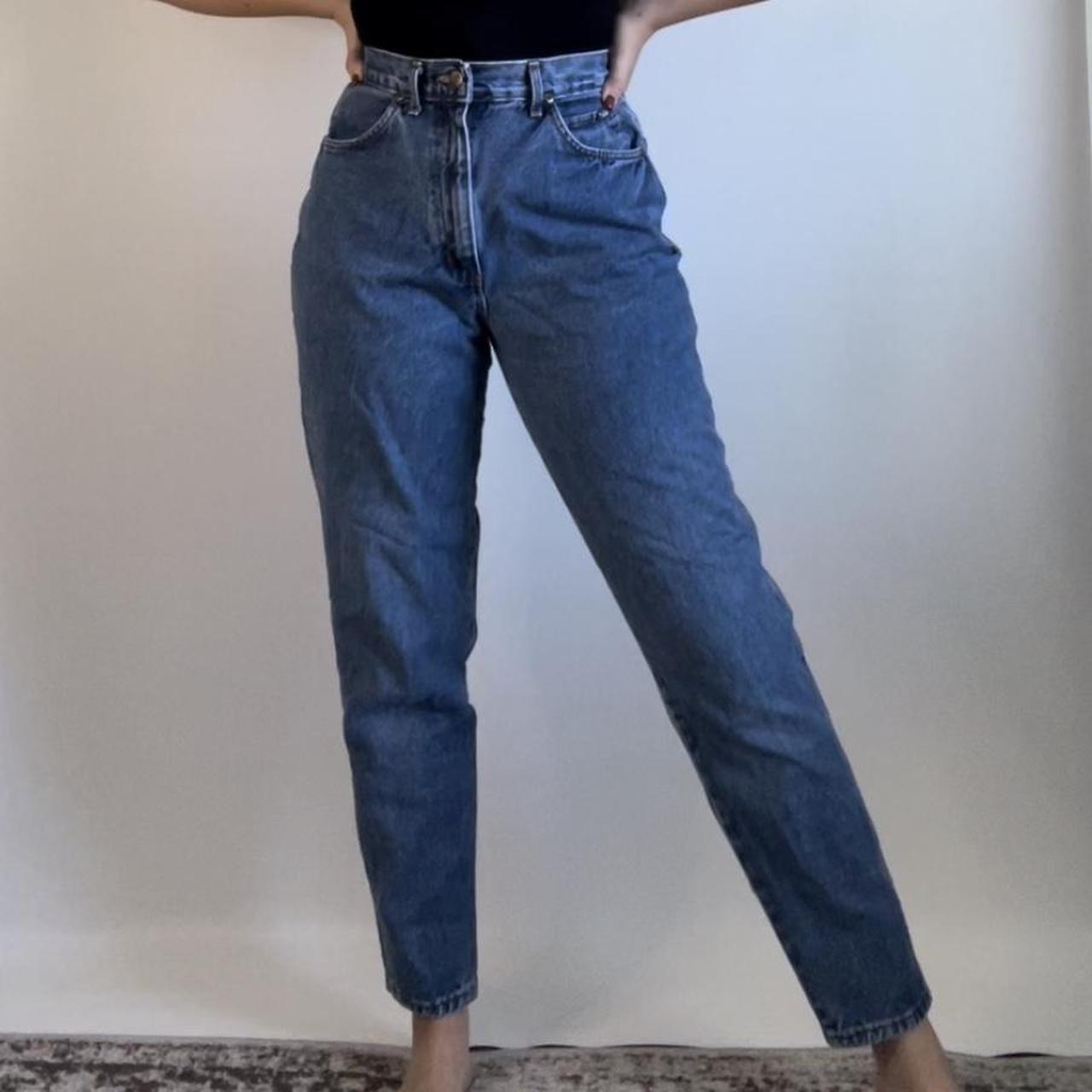 Chic Women's Blue and Navy Jeans (2)