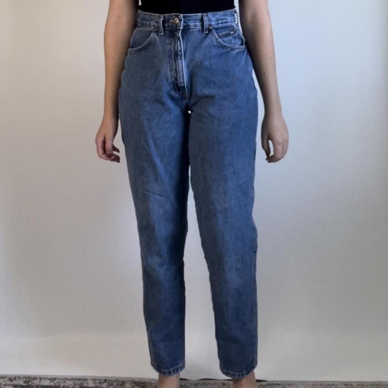 Chic Women's Blue and Navy Jeans (3)