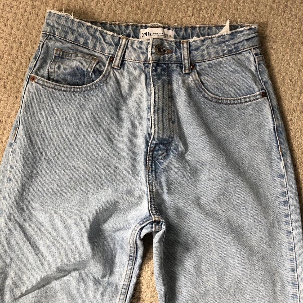 zara vintage mom fit jeans size 10 have been worn... - Depop