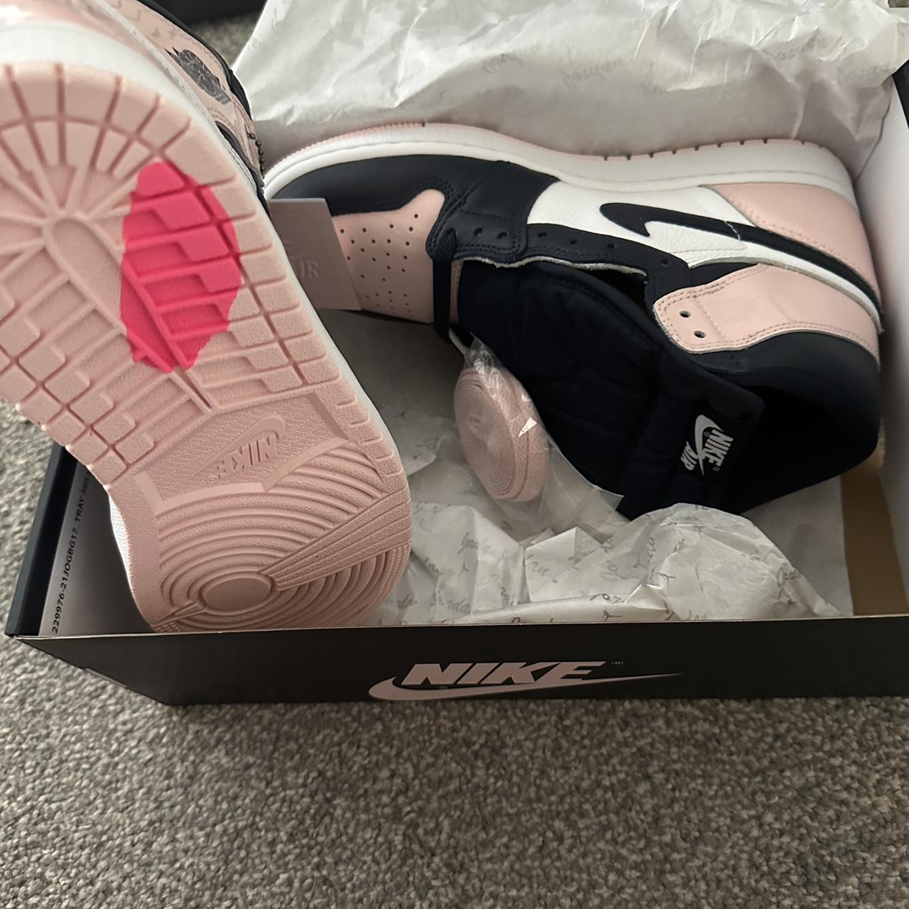 Bubblegum pink Retro Jordans High Very Very Cute shoe Depop