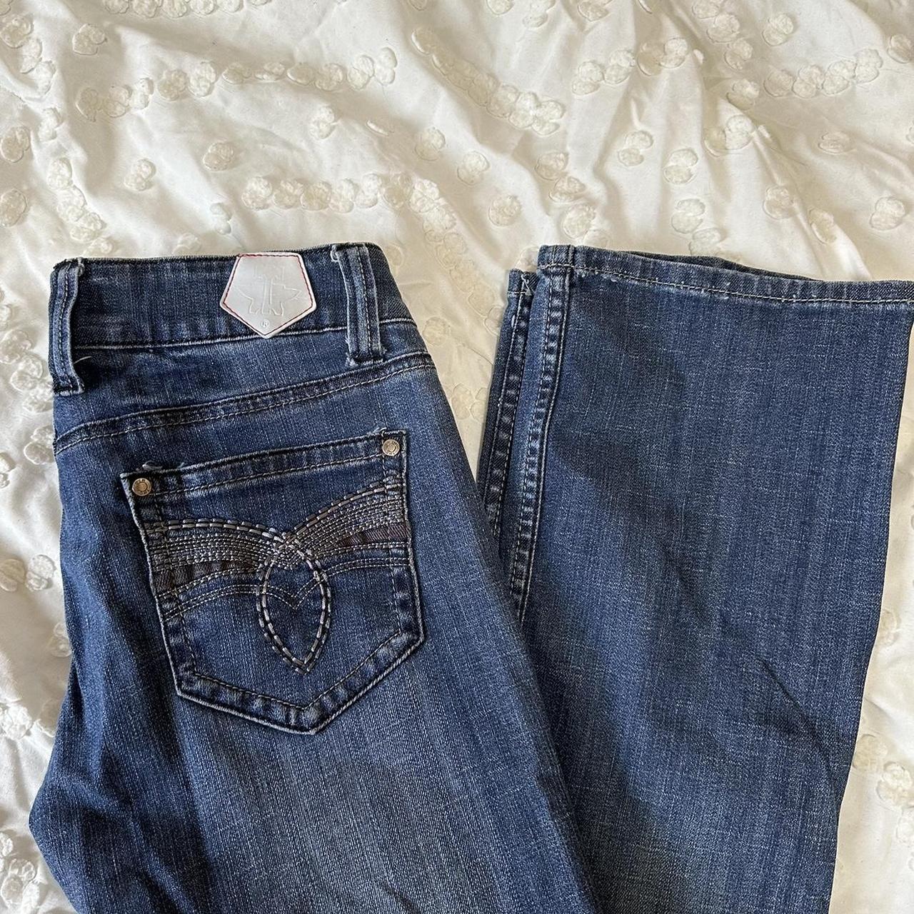 Tin Haul size 28 bootcut dark wash jeans. Fits more... Depop