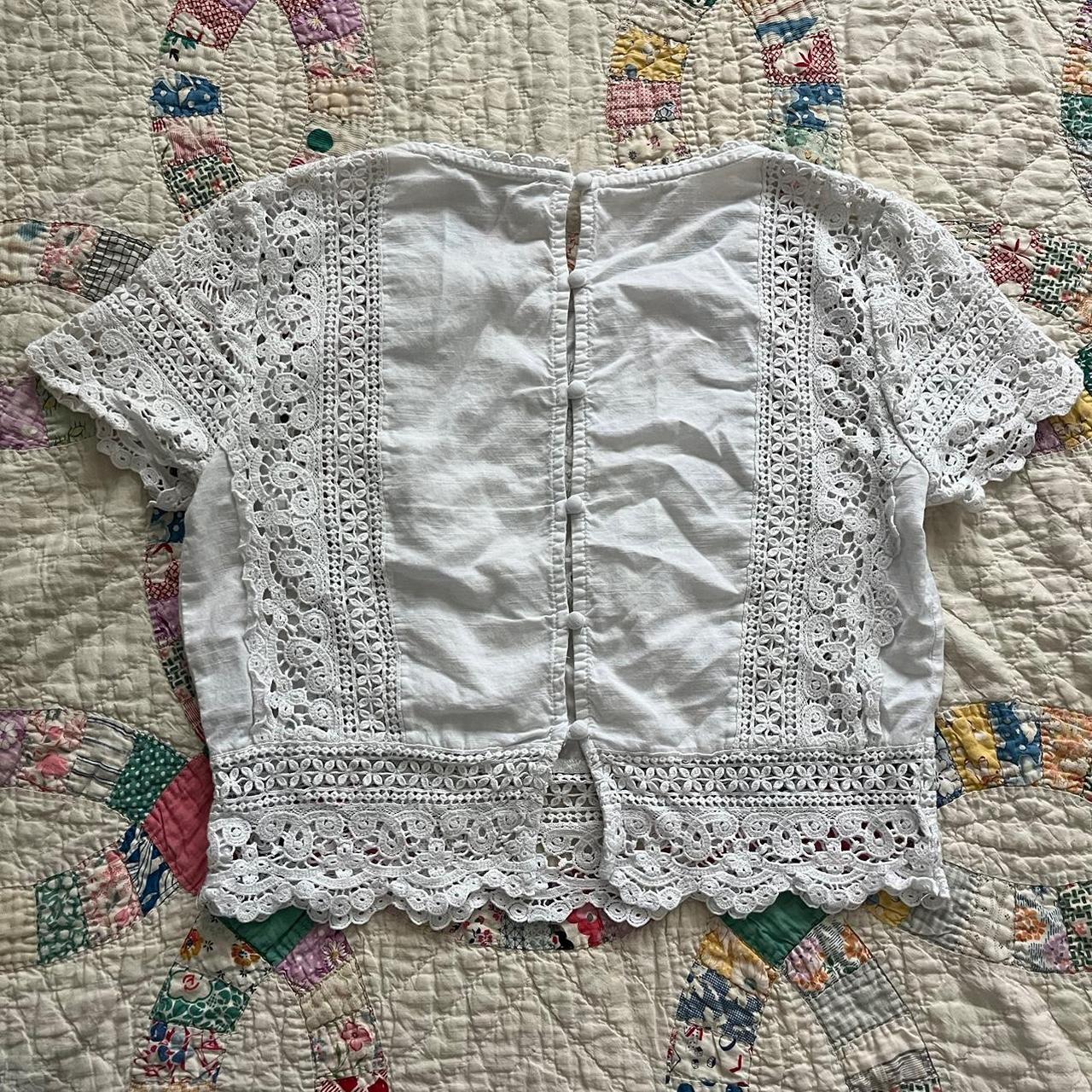 Abercrombie & Fitch Women's Crop top - White - XS… - image 4