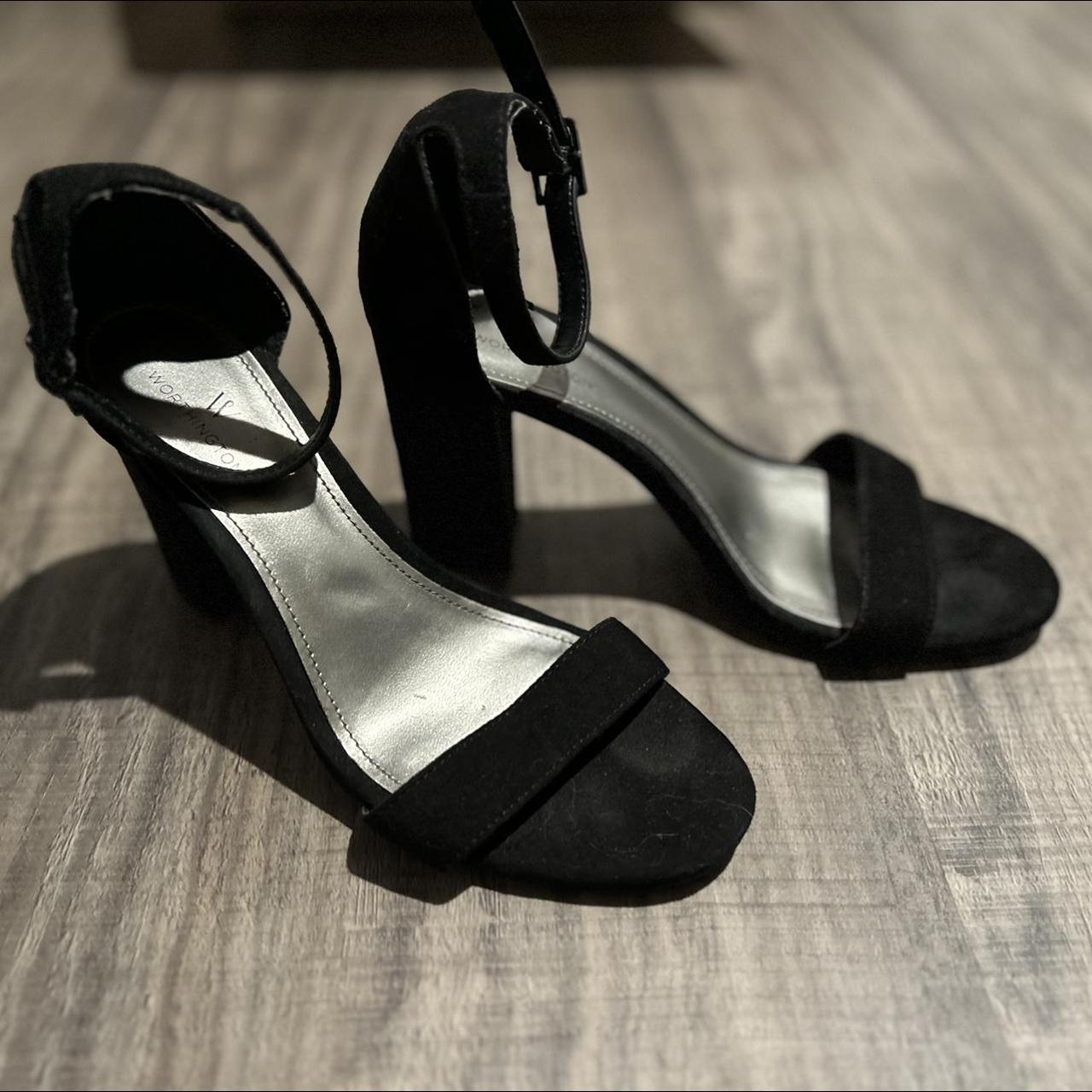 worthington black heels