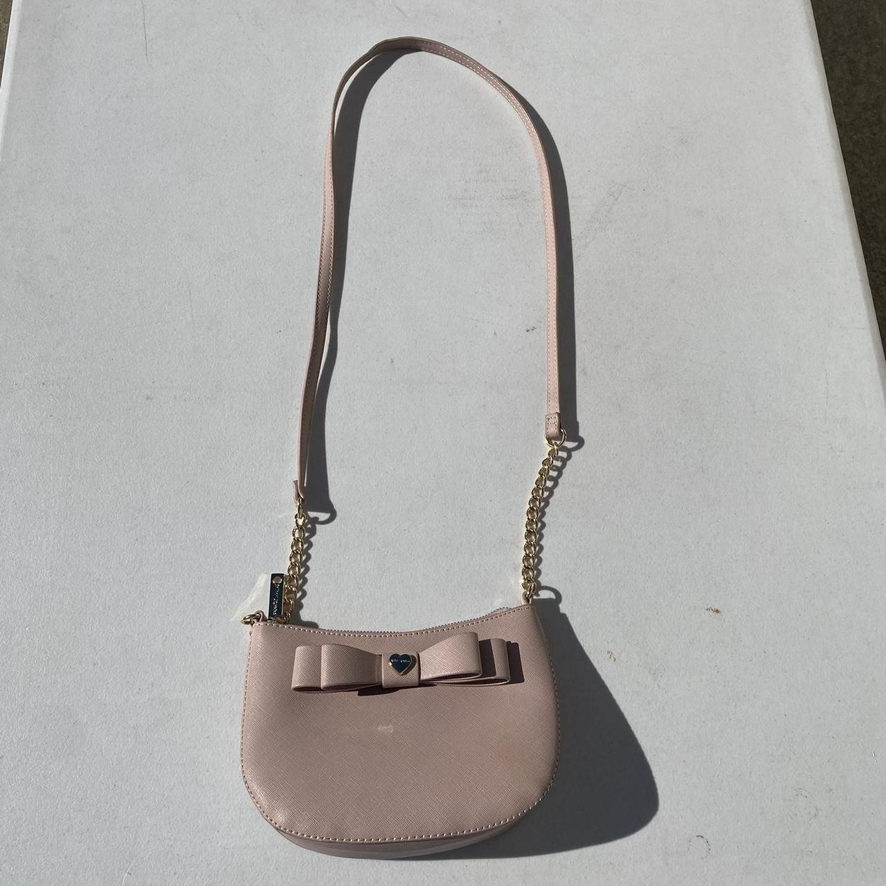 Amazon.com: Betsey Johnson Rhinestone Convertible Shoulder Bag, Light Pink  : Clothing, Shoes & Jewelry