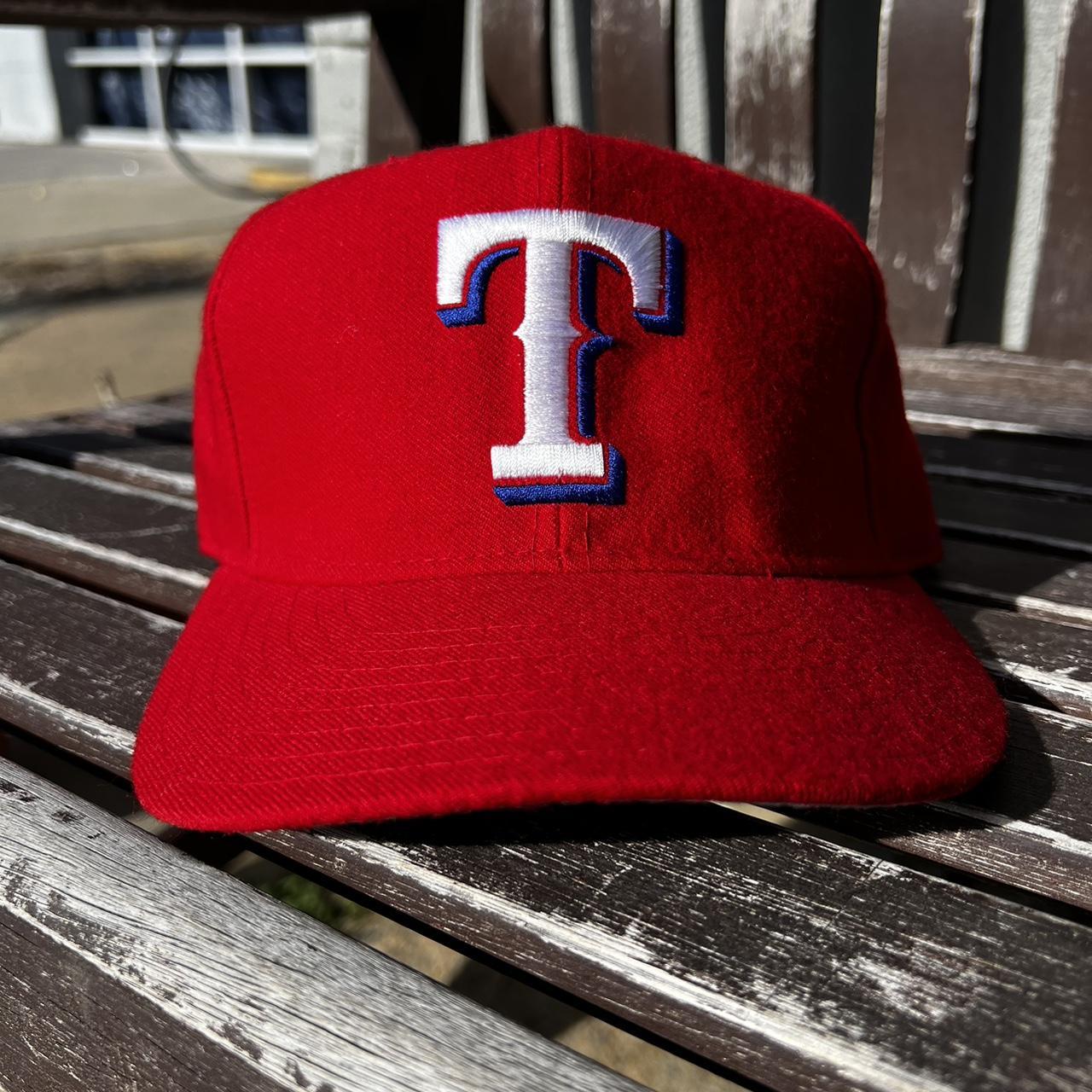 Texas Rangers custom fitted hat Custom gold DALLAS - Depop