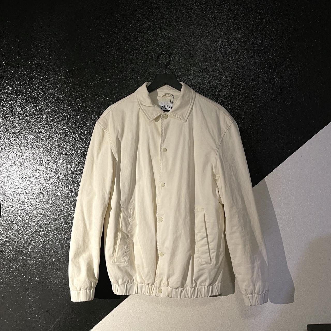 Zara cream jacket Depop