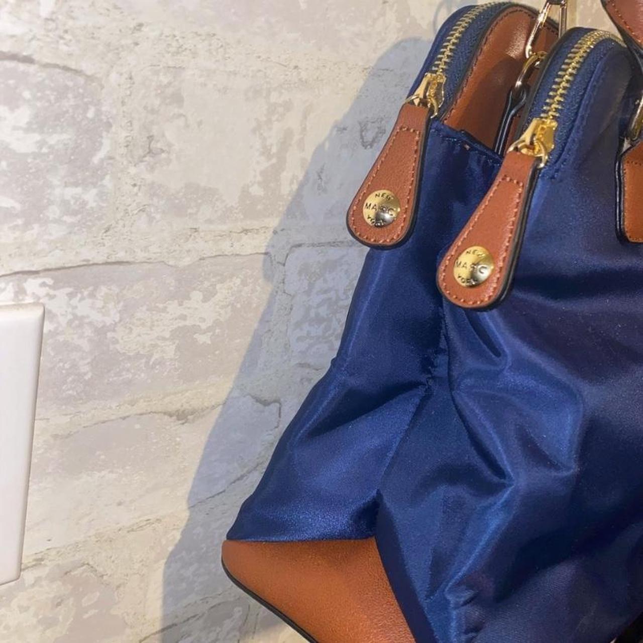 Marc New York Women's Blue and Brown Bag Depop