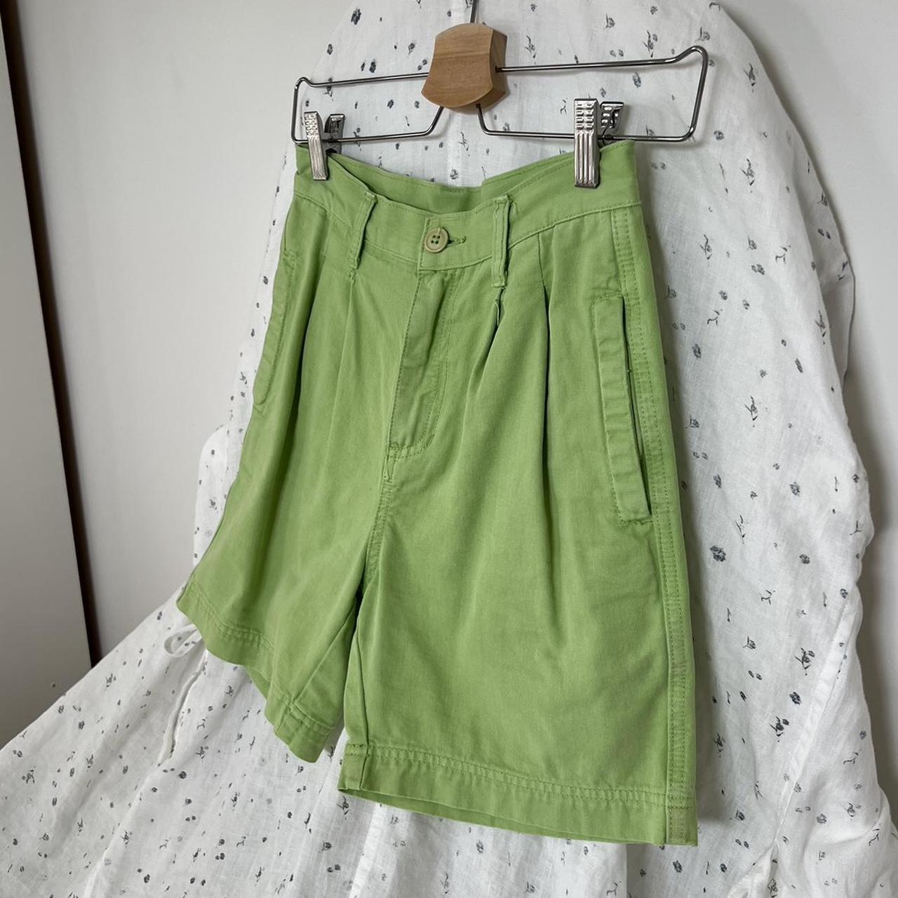 Brandy Melville Women's Green Shorts Depop