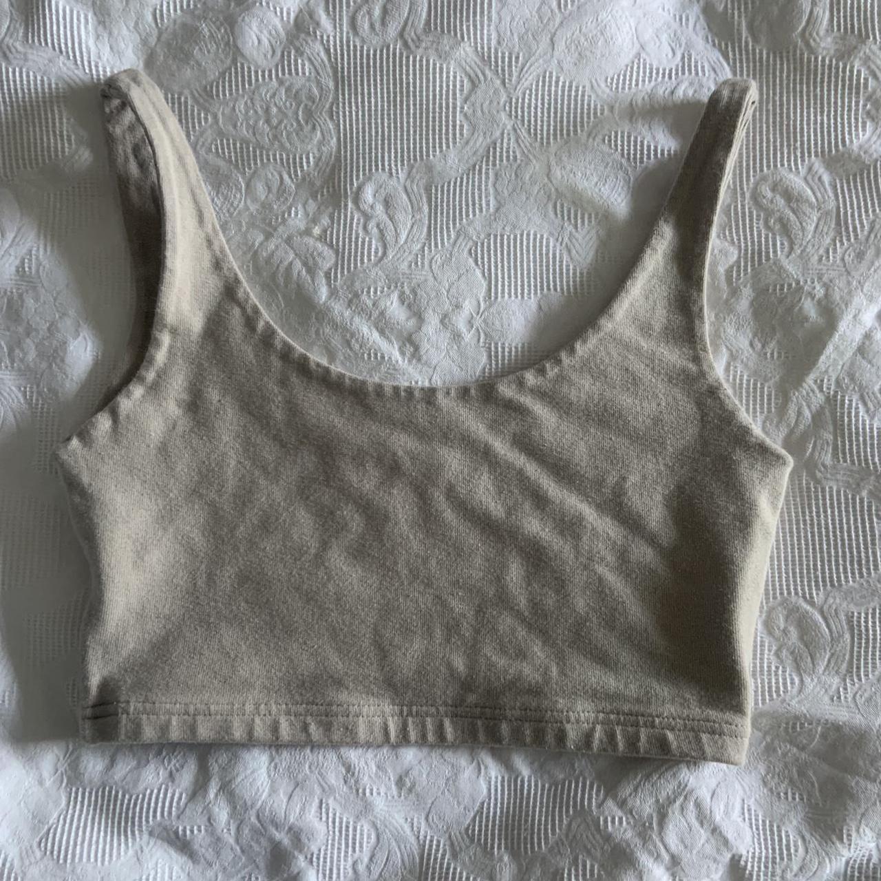 Brandy melville Lydia tank Beige - Depop