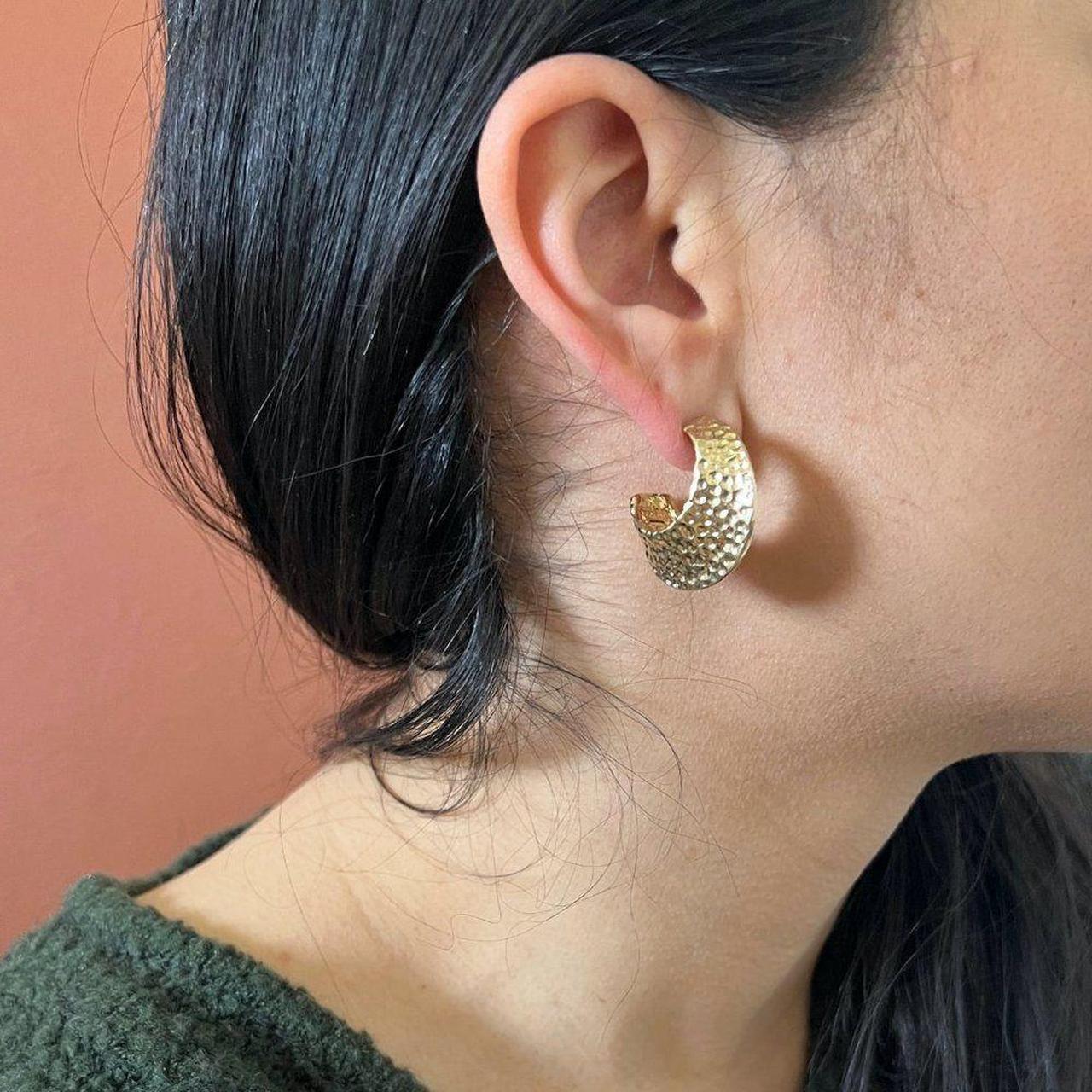 Basket hot sale hoop earrings