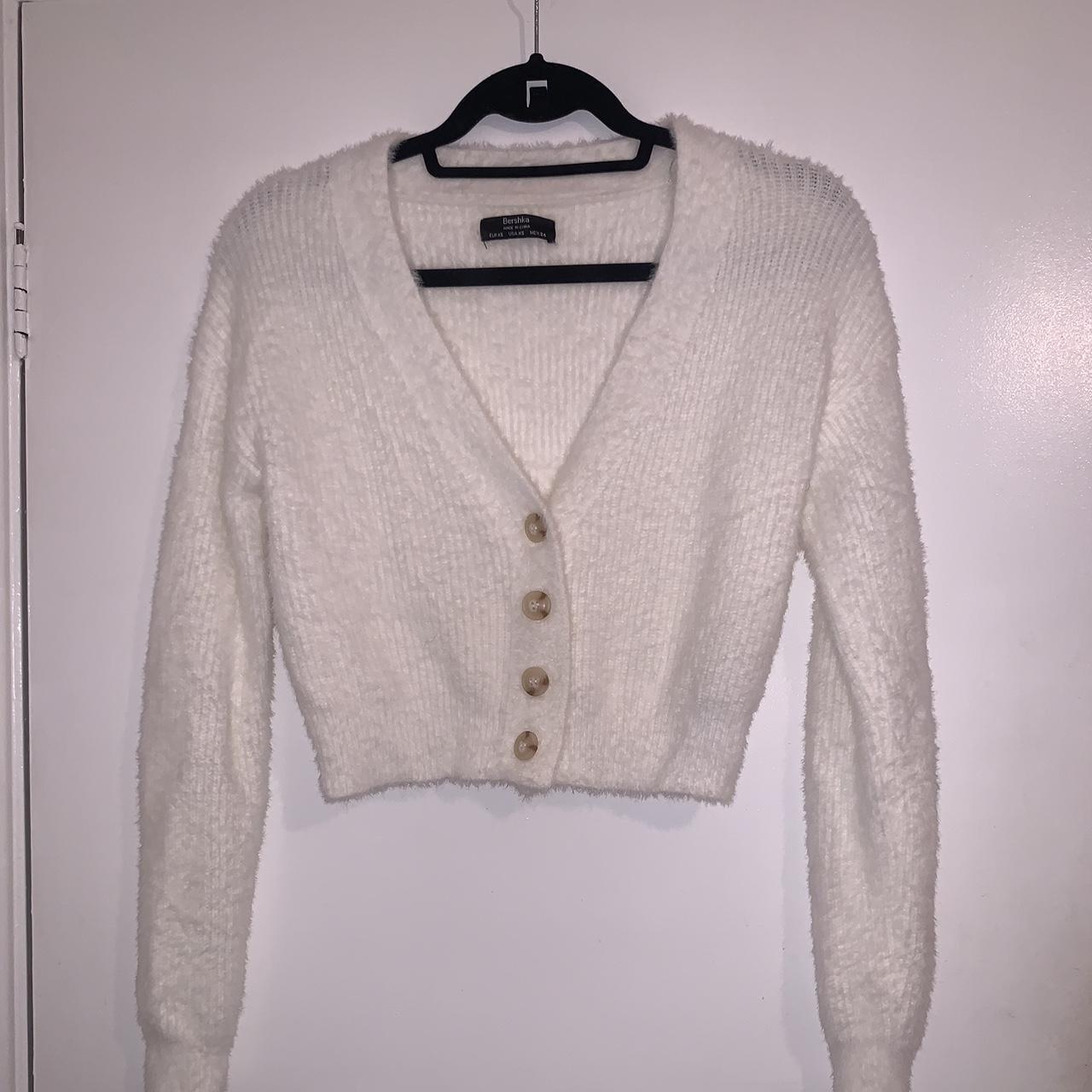Bershka fluffy cardigan size XS, Worn a couple