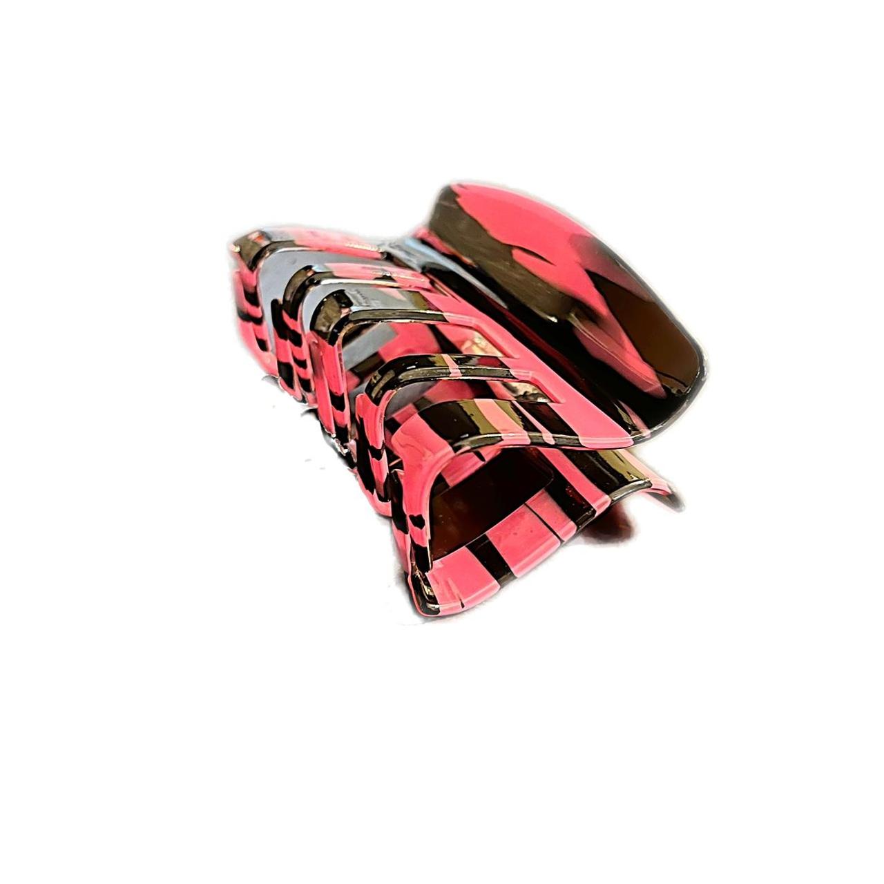 Urban Outfitters Women's Pink and Black Hairaccessories Depop