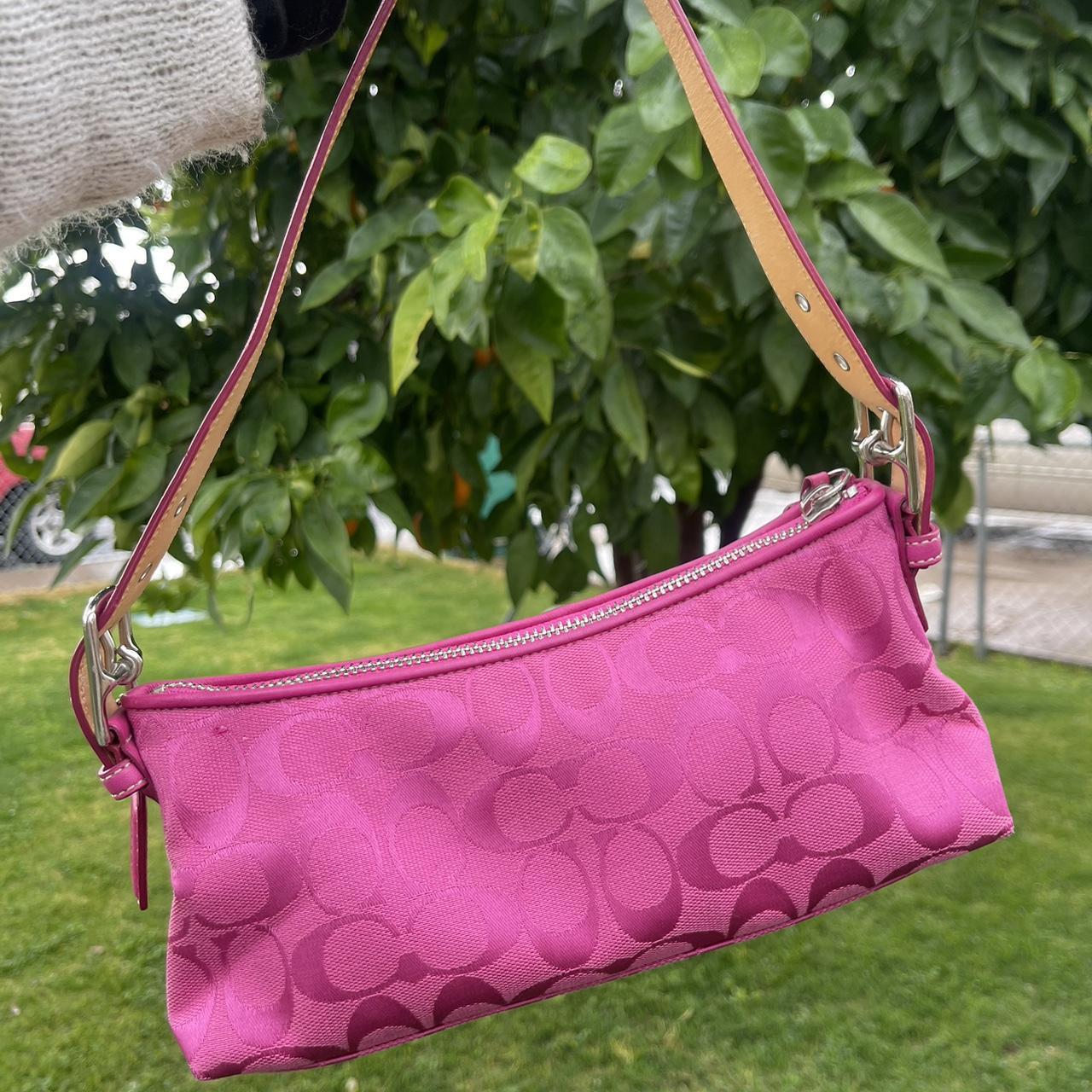 Hot pink coach crossbody bag hot sale