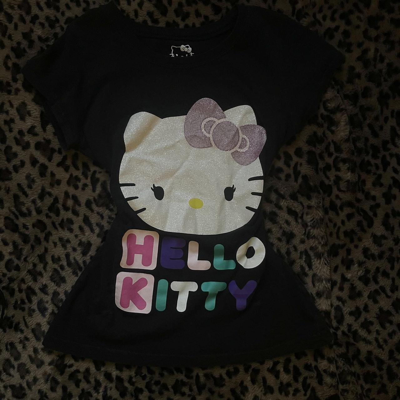 Hello Kitty Baby tee 🎀 Girls Large, Hello Kitty by... - Depop