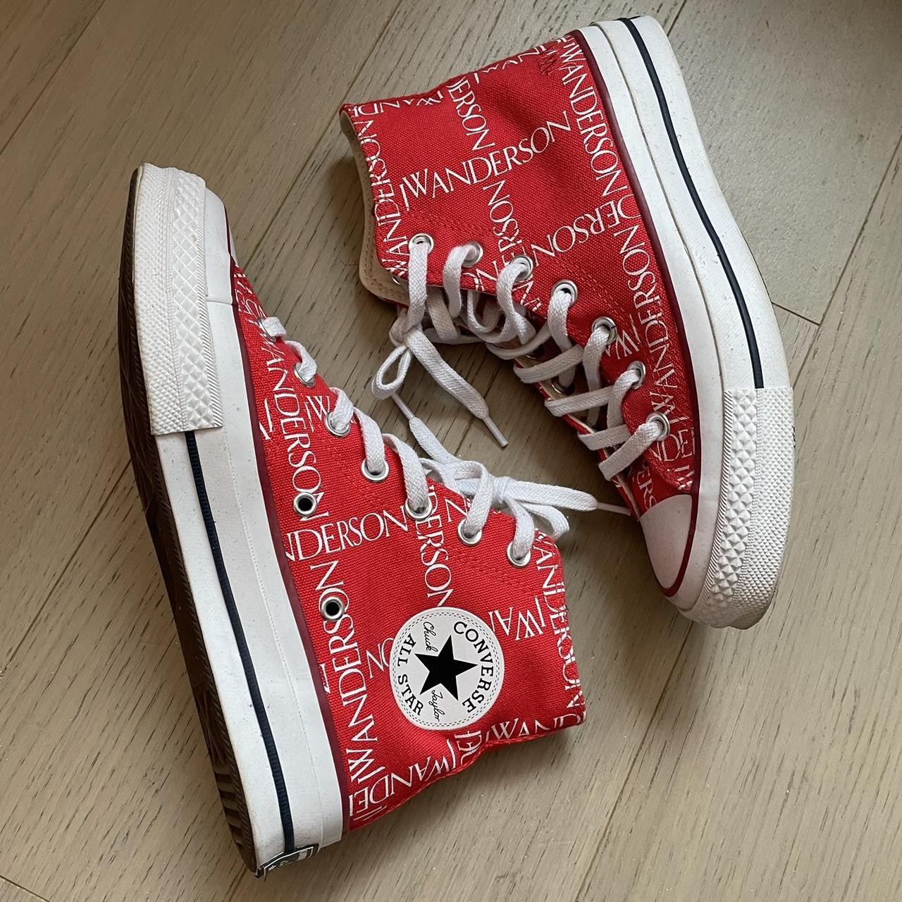 Jw anderson cheap red converse