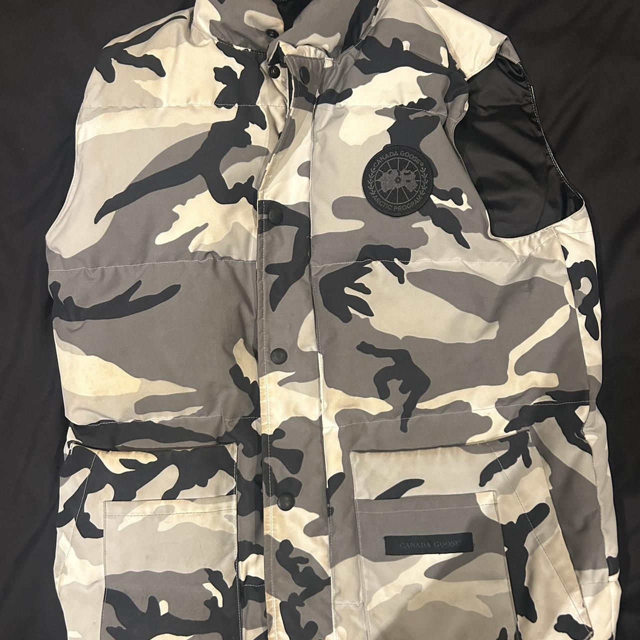 White Grey Black camouflage Canada goose Size medium Depop