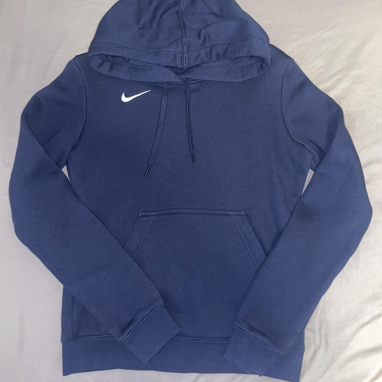 Women’s Vintage Nike Hoodie Navy Size Xs #vintage... - Depop