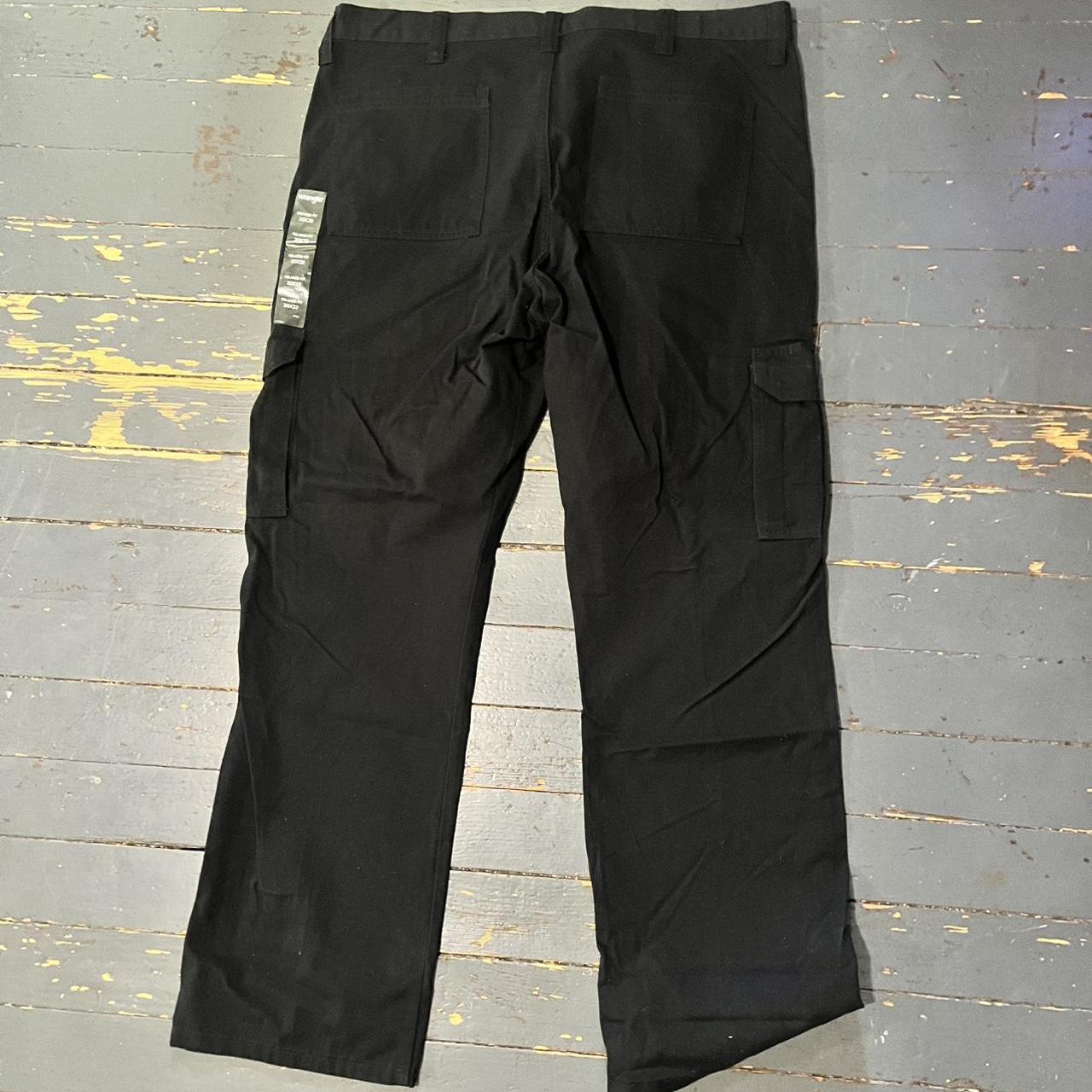 Wrangler Men's Black Trousers | Depop