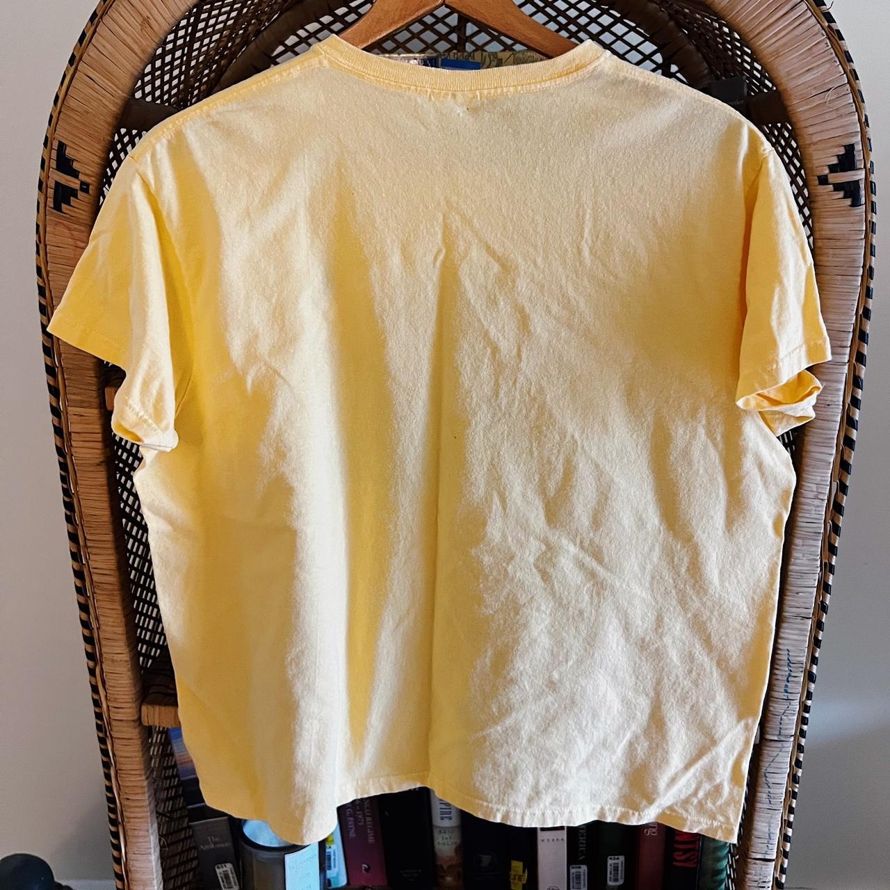 American Vintage Women's Yellow T-shirt | Depop