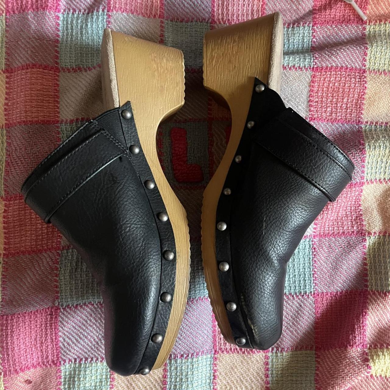 Studded Black Wooden Clogs! Perfect for all of your... - Depop