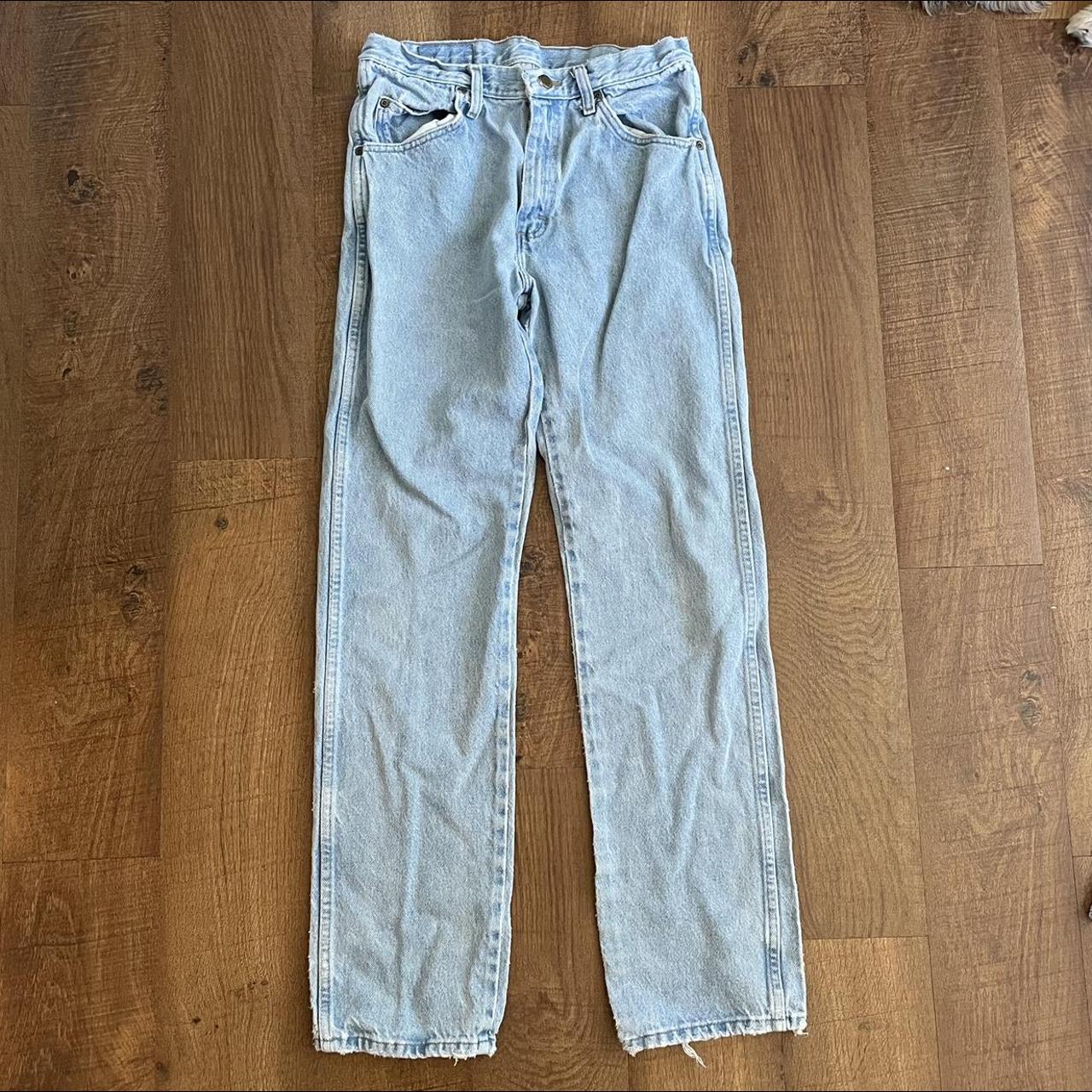 Light Wash Wrangler Jeans Super cute pair of y2k... - Depop