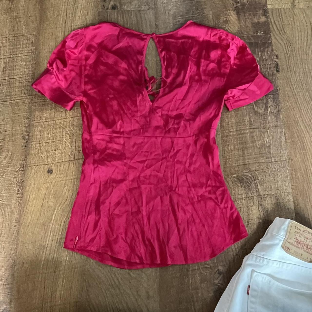 Vintage Guess Satin Top Amazing vintage top from Depop