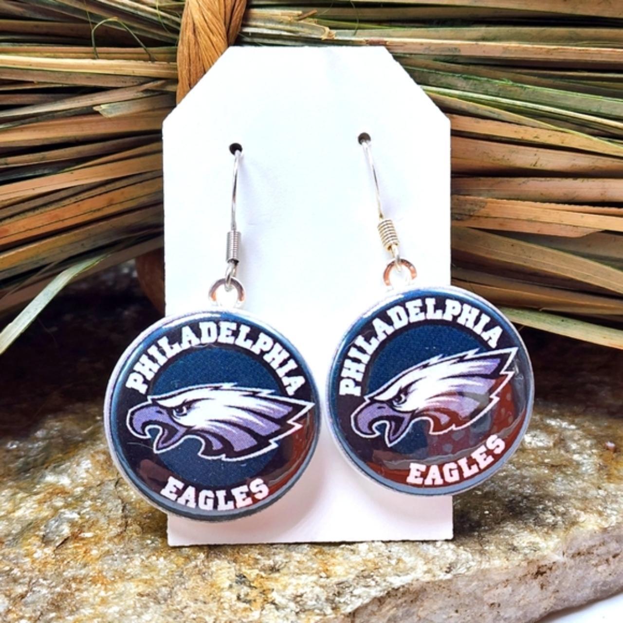 philadelphia eagles earrings