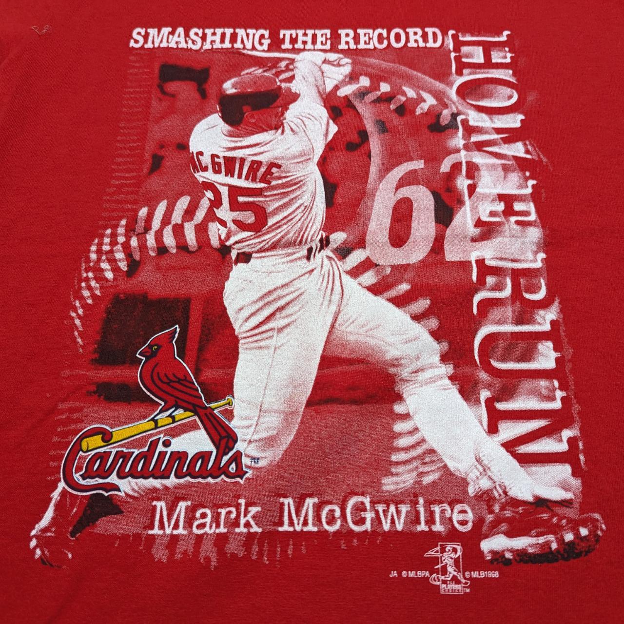 Vintage st lousy cardinals mark McGwire baseball - Depop